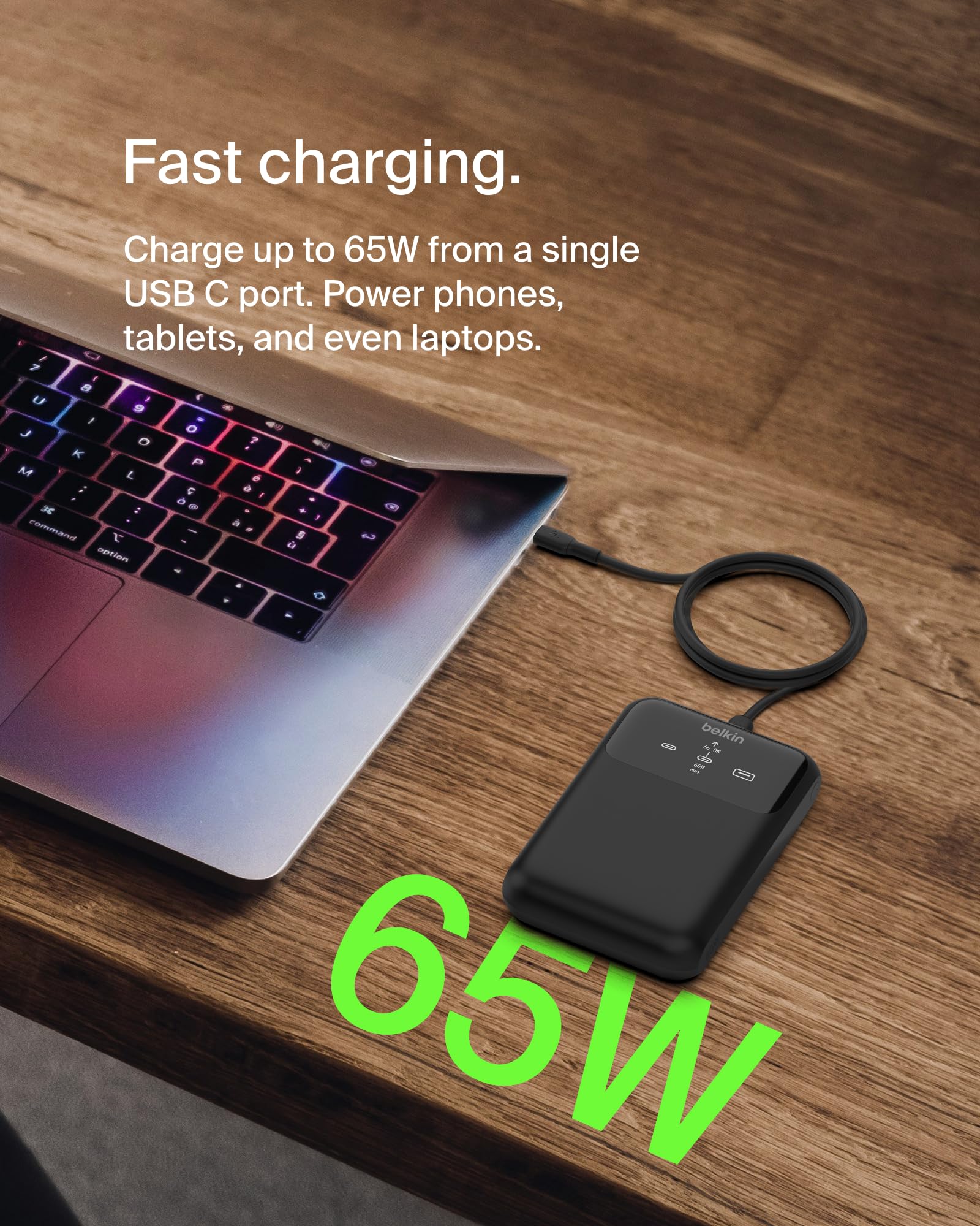 belkin-boostcharge-laptop-power-bank-20000mah-65w-mit-3-usb-ports-schwarz image 2