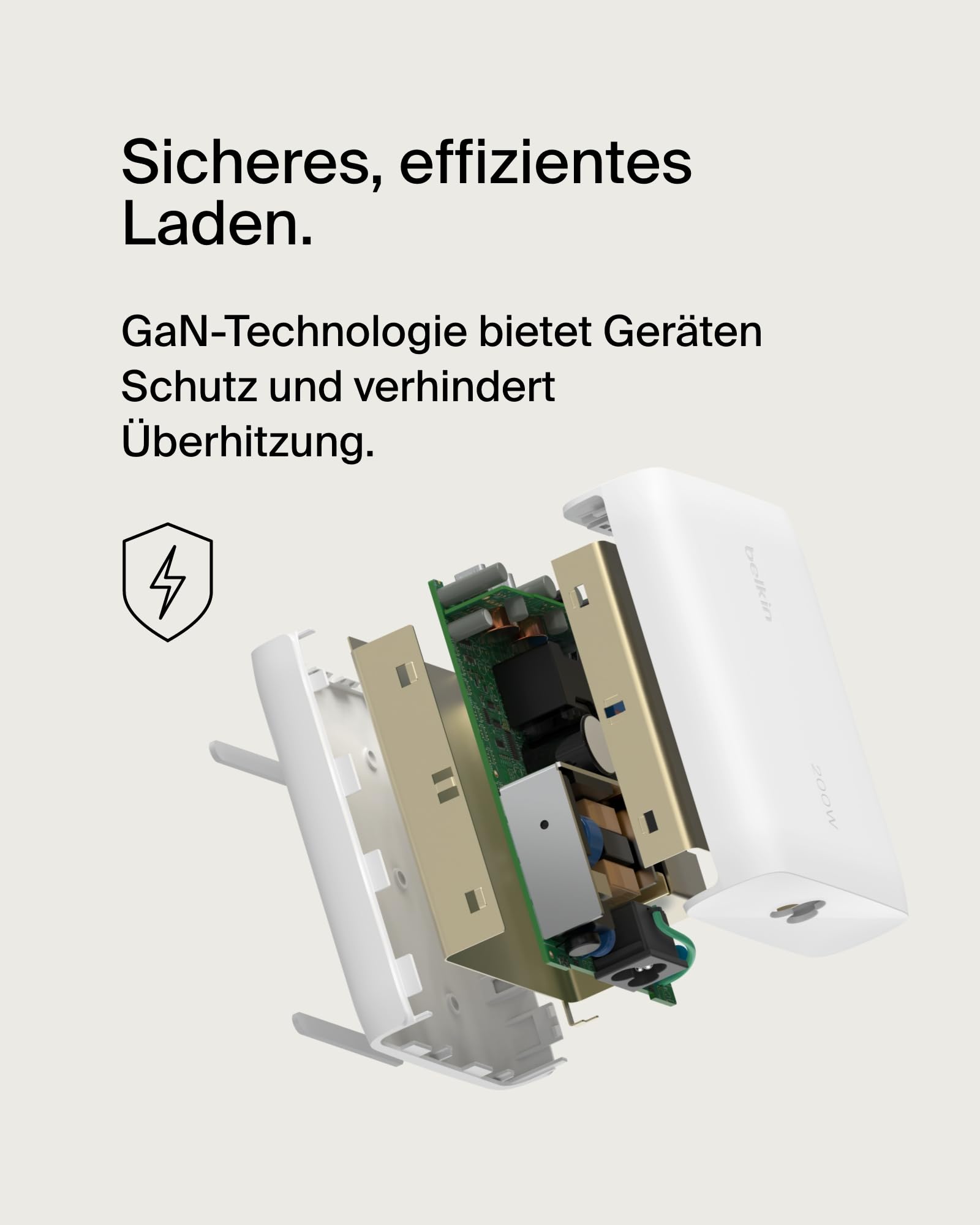 belkin-boostcharge-pro-4-port-usb-c-gan-ladeger-t-200w-pd-3-1-mit-1-5-m-kabel image 5