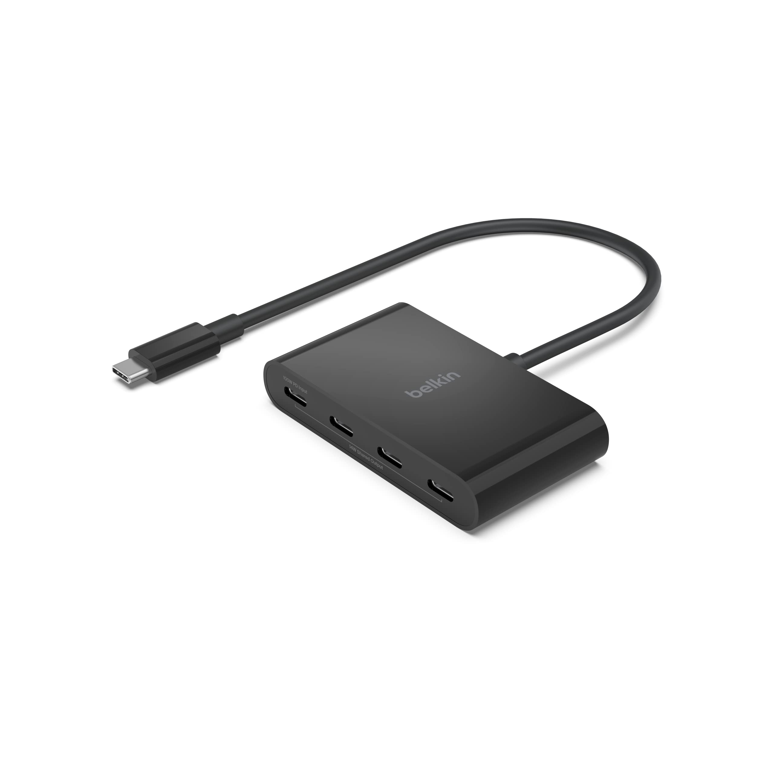 belkin-connect-usb-c-auf-4-port-usb-c-hub-10-gbit-s-100w-pd-schwarz image 1