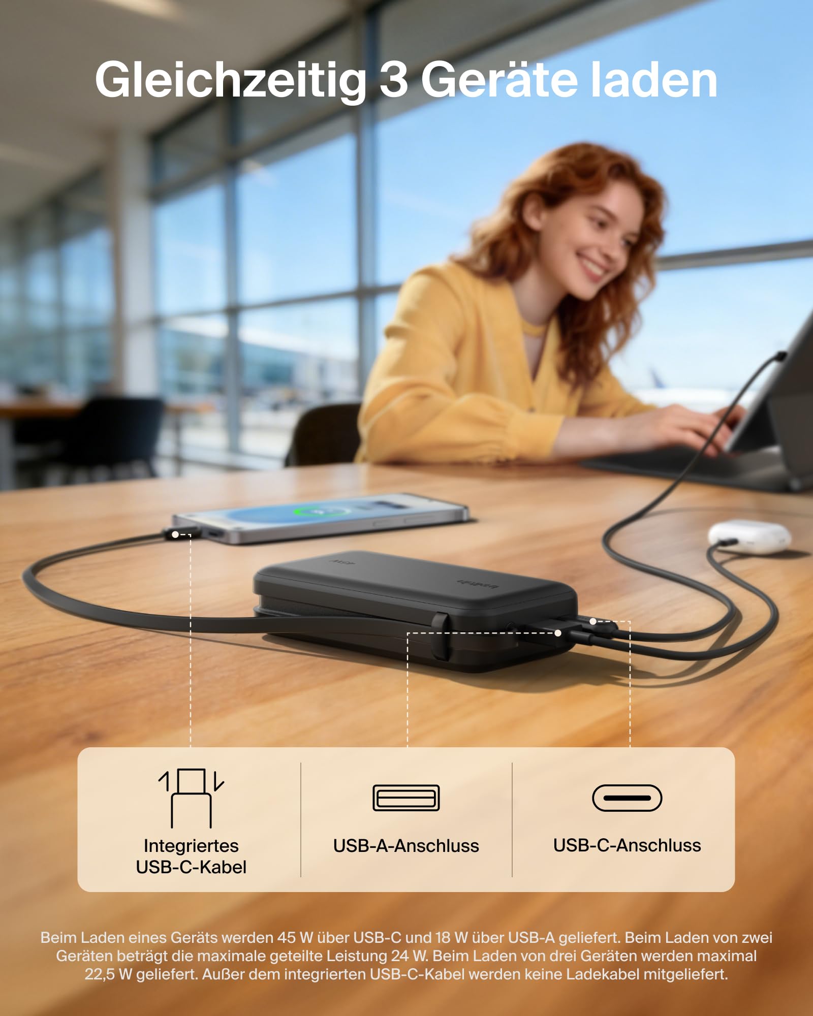belkin-ultracharge-10000mah-powerbank-45w-mit-integriertem-usb-c-kabel-und-displ image 3