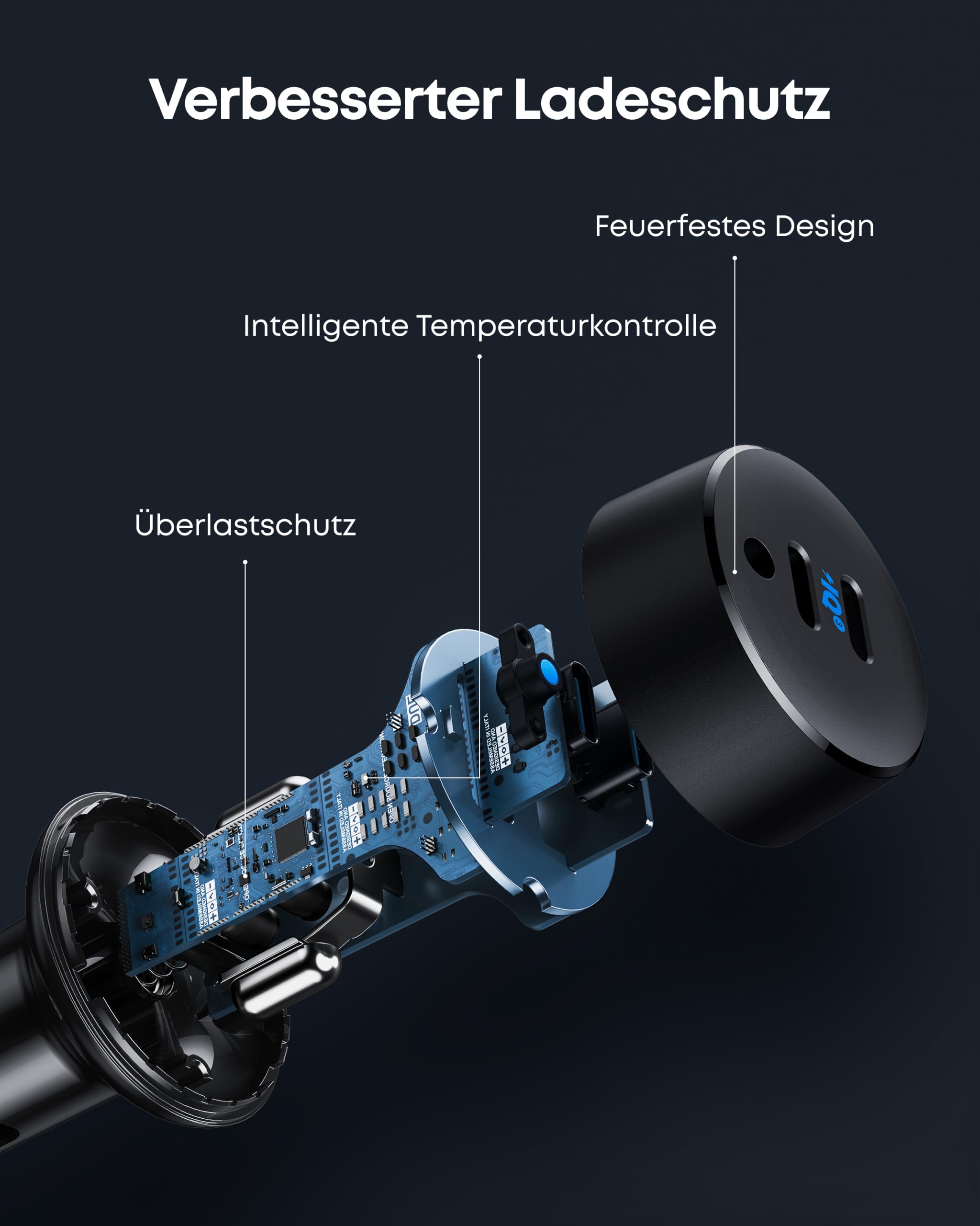 anker-powerdrive-iii-duo-usb-c-autoladeger-t-40w-poweriq-3-0-2-port-kfz-adapter image 4