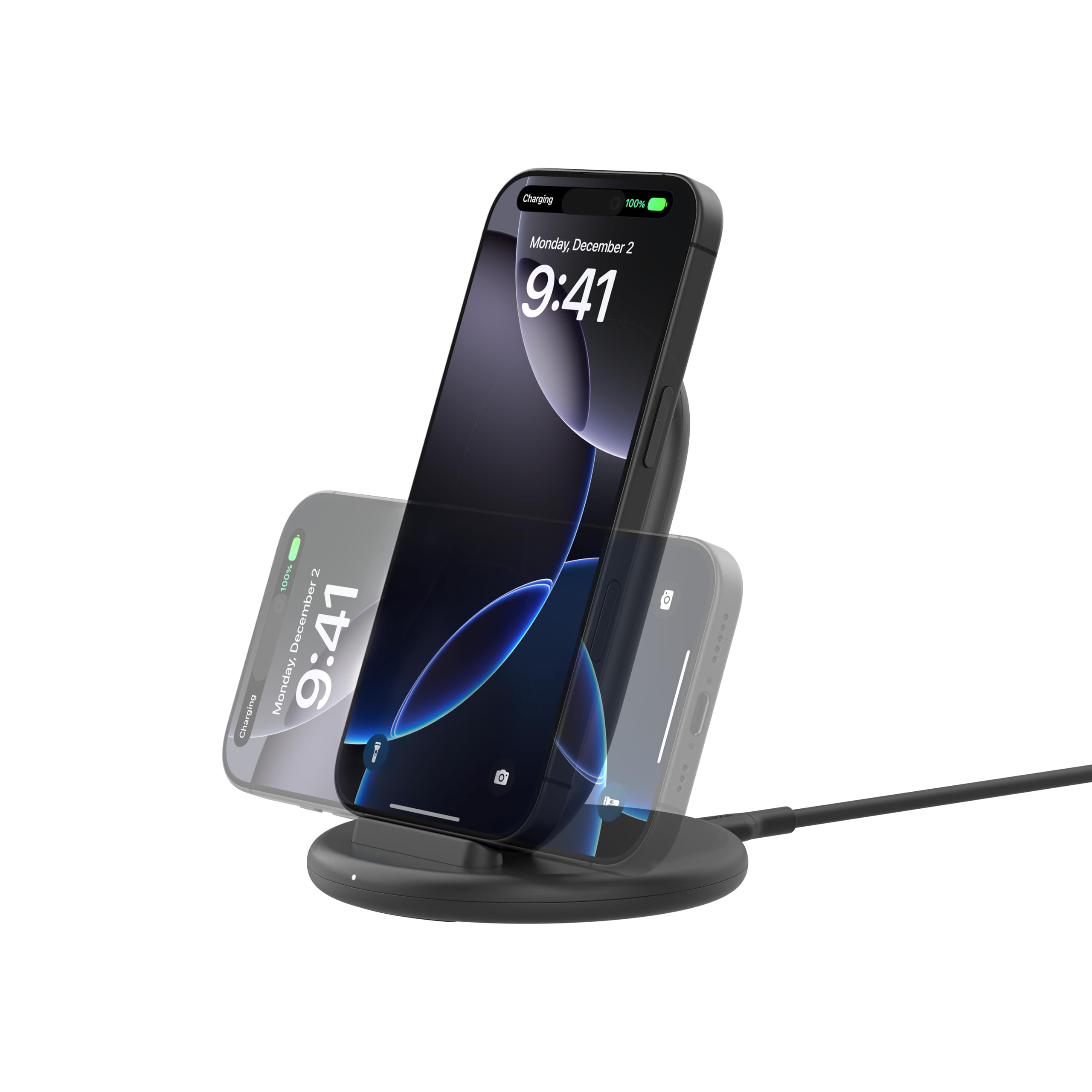 belkin-boostcharge-induktive-ladestation-qi-schwarz-mit-20w-netzteil image 2