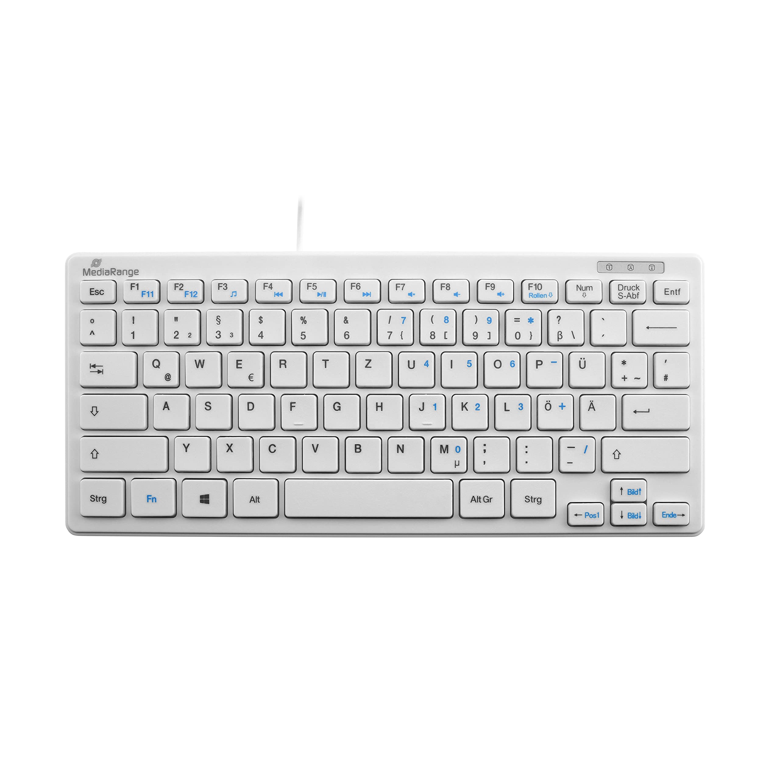 mediarange-kabelgebundene-tastatur-qwertz-de-at-kompakt-wei image 1