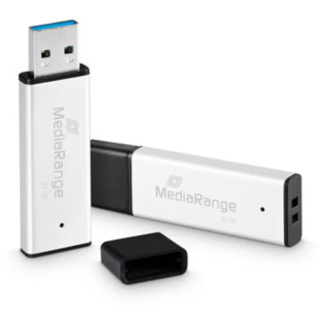 mediarange-usb-stick-usb-3-2-gen-1-32gb-high-performance-silber image 1