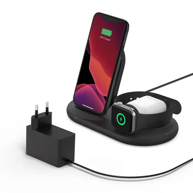 belkin-3-in-1-drahtloses-ladeger-t-7-5w-f-r-iphone-watch-airpods-schwarz image 1