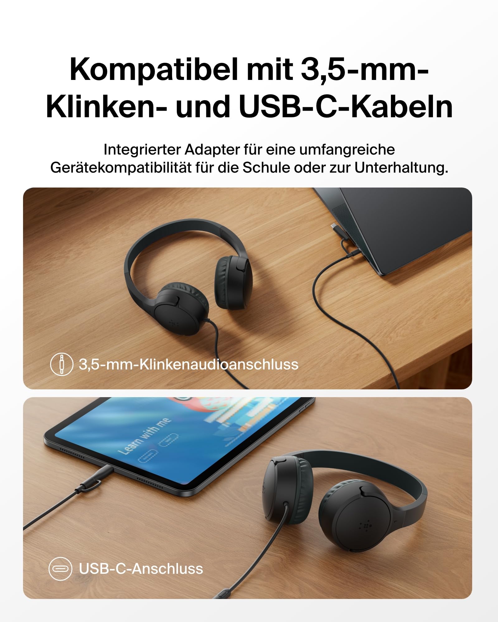 belkin-soundform-mini-kinderkopfh-rer-mit-kabel-usb-c-3-5-mm-dongle-85-db-schwar image 3