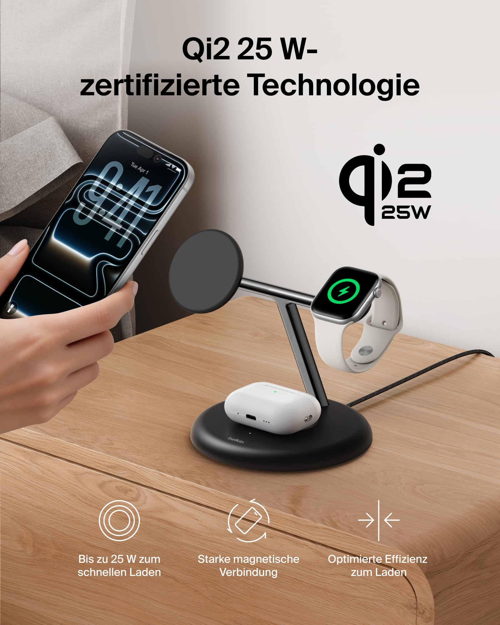 belkin-ultracharge-3-in-1-ladestation-qi2-25w-schwarz-f-r-iphone-apple-watch-air image 4