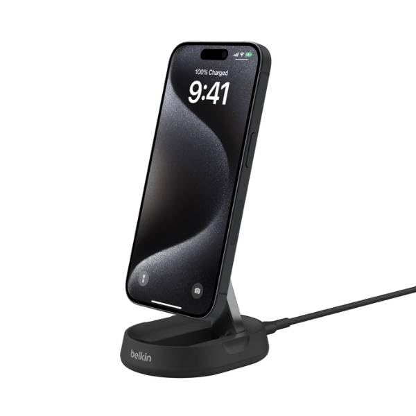 belkin-boostcharge-pro-convertible-qi2-ladest-nder-15w-mit-20w-netzteil-schwarz image 1
