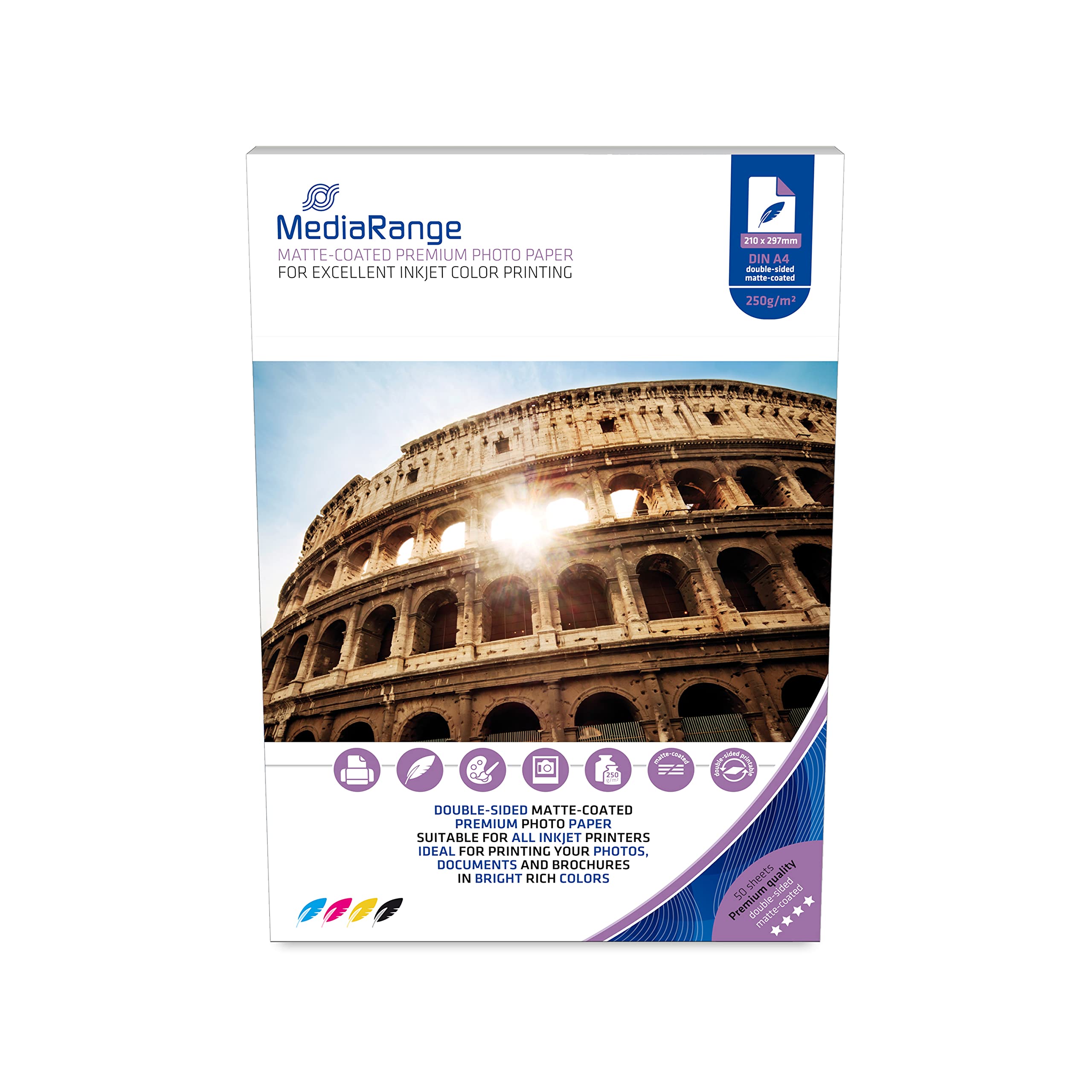 mediarange-matt-fotopapier-a4-140-g-m-100-blatt-beidseitig-f-r-inkjet-wei image 5
