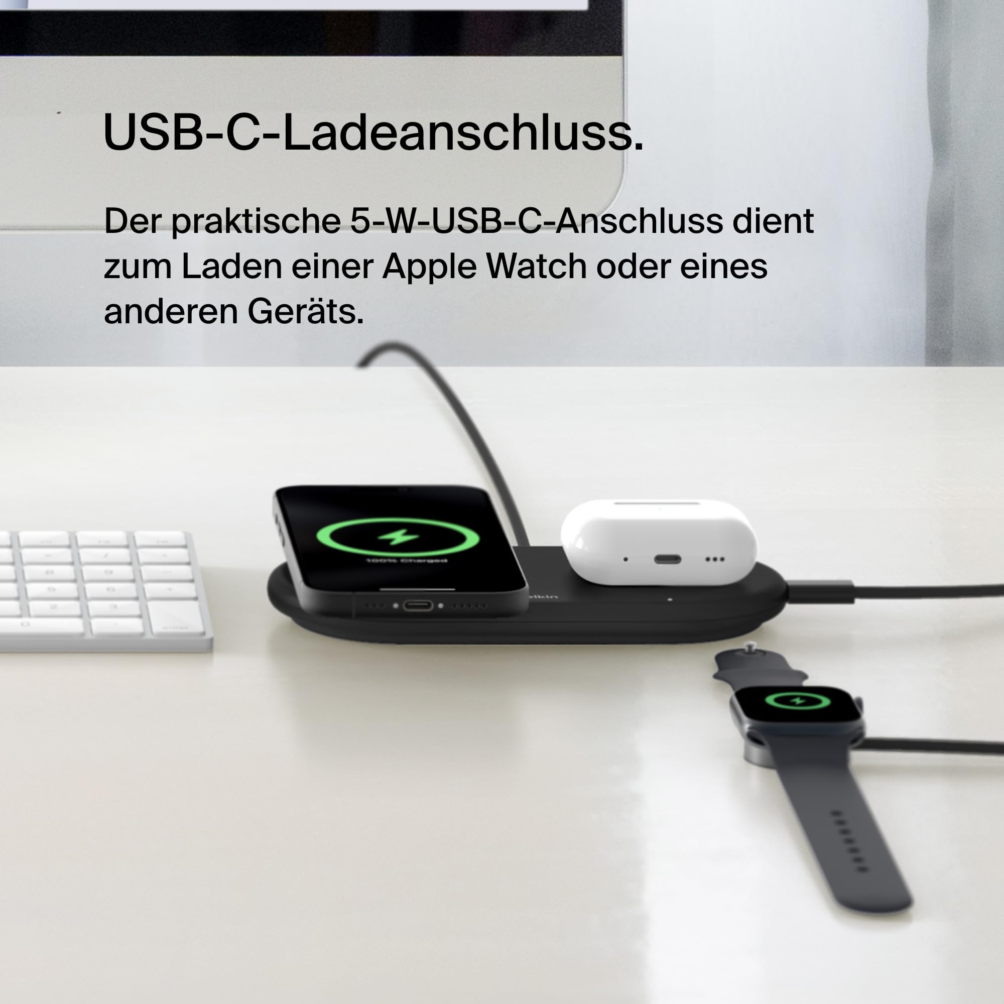 belkin-boostcharge-pro-2-in-1-qi2-ladestation-15w-schwarz image 3