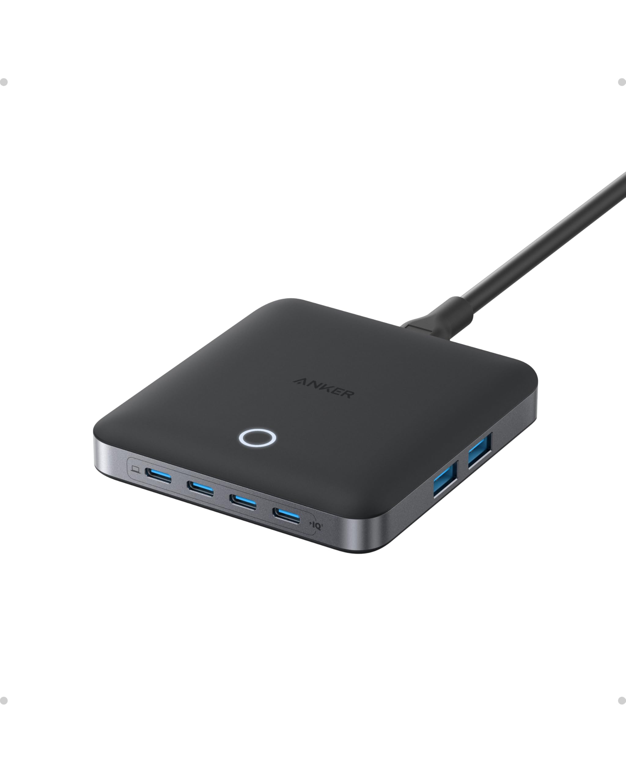 anker-nano-ladestation-130w-6-port-4x-usb-c-2x-usb-a-f-r-macbook-iphone image 1