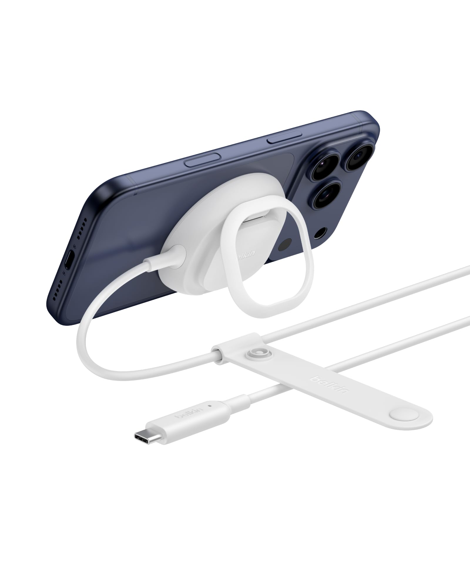 belkin-ultracharge-magnetisches-qi2-25-w-ladeger-t-mit-st-nder-2-m-wei image 1