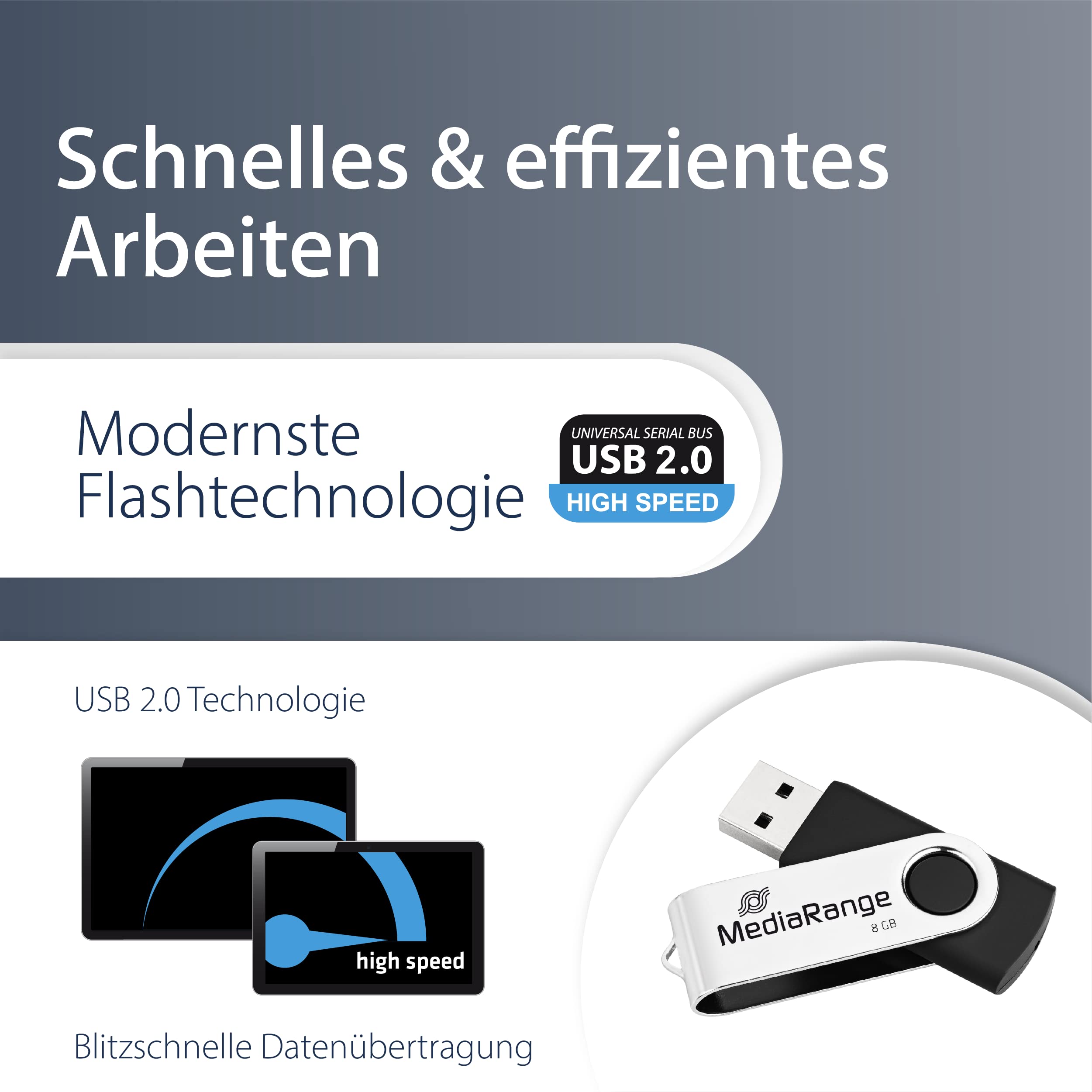 mediarange-flexi-drive-usb-stick-usb-2-0-8gb-schwarz image 3