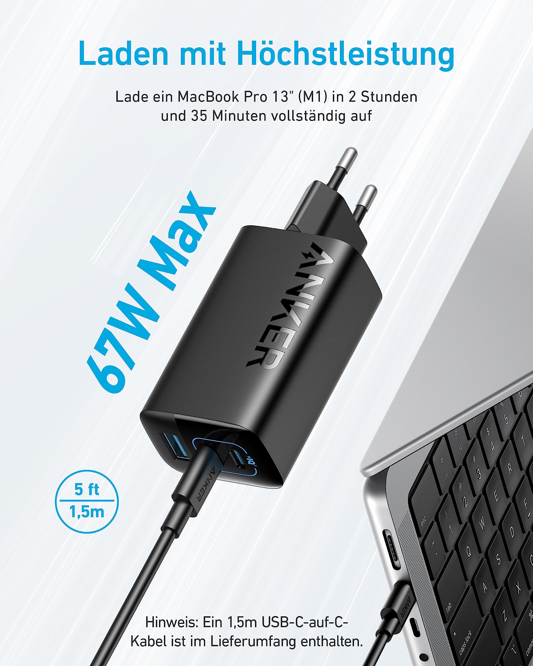 anker-335-usb-c-ladeger-t-67w-3-port-pd-schnellladeger-t-mit-piq-3-0-1-5m-kabel image 2