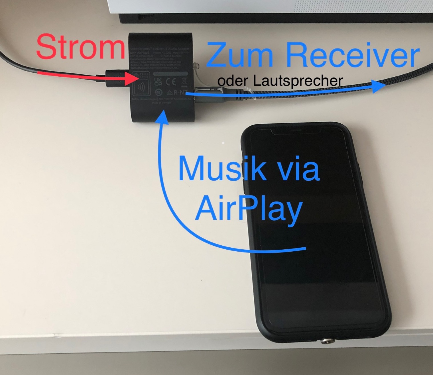 Top Klang über Toslink