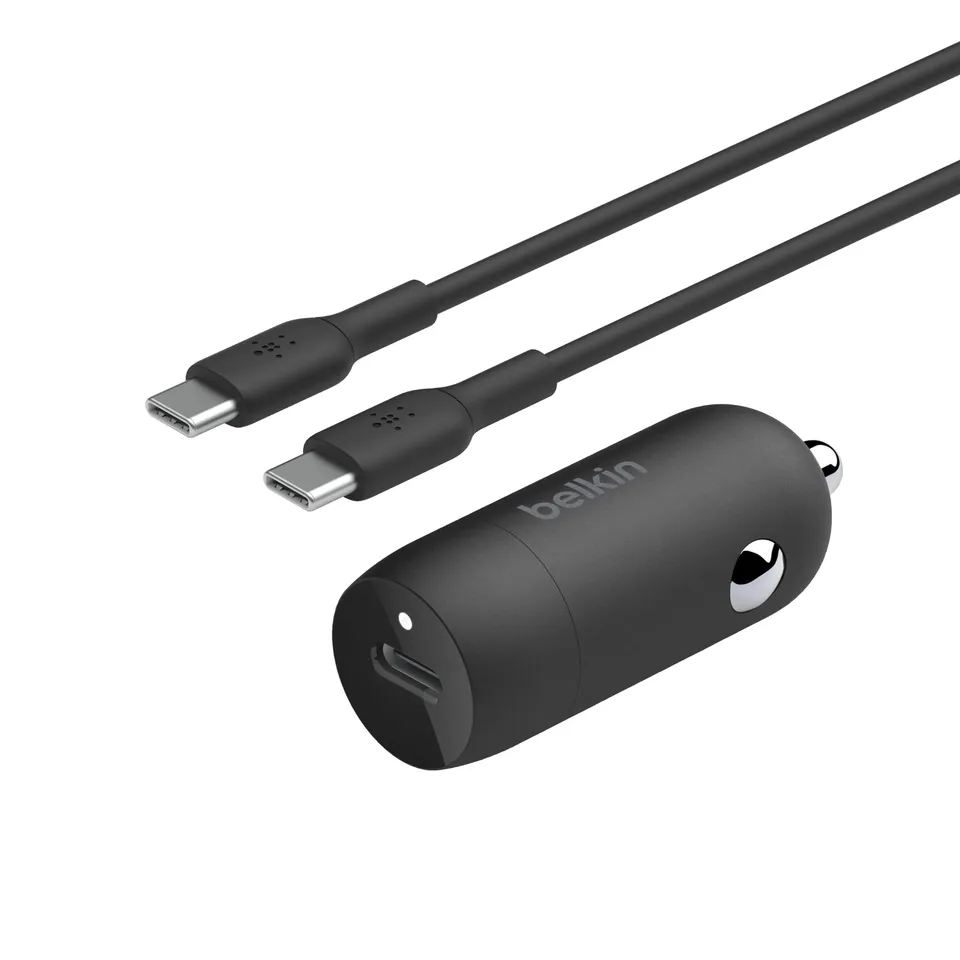 belkin-boostcharge-30w-kfz-schnellladeger-t-usb-c-pd-mit-usb-c-kabel image 1