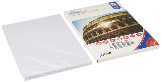 mediarange-matt-fotopapier-a4-200-g-m-50-blatt-beidseitig-inkjet-wei image 1