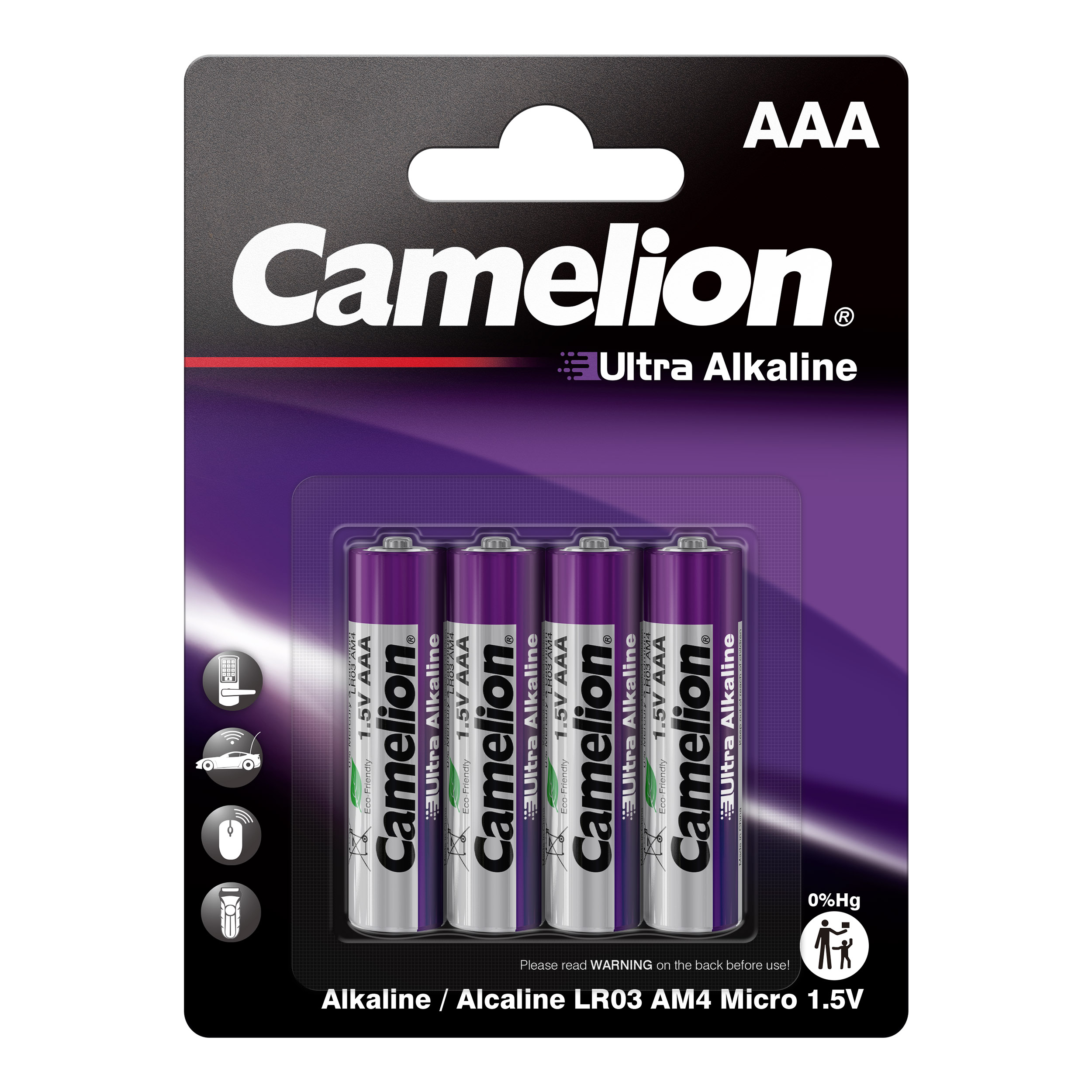 camelion-ultra-alkaline-aaa-lr03-4er-blister image 1