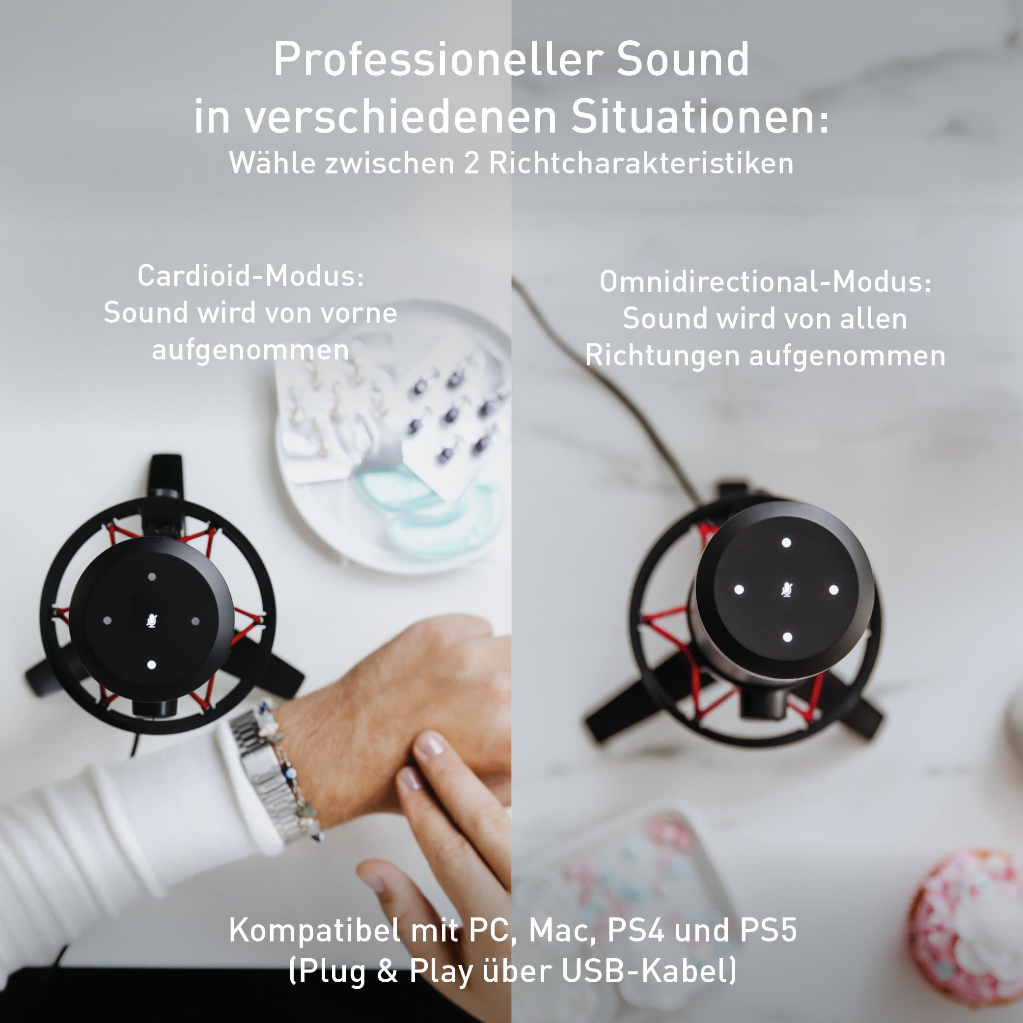 cherry-um-6-0-advanced-usb-mikrofon-f-r-streaming-und-podcast-schwarz-silber image 2