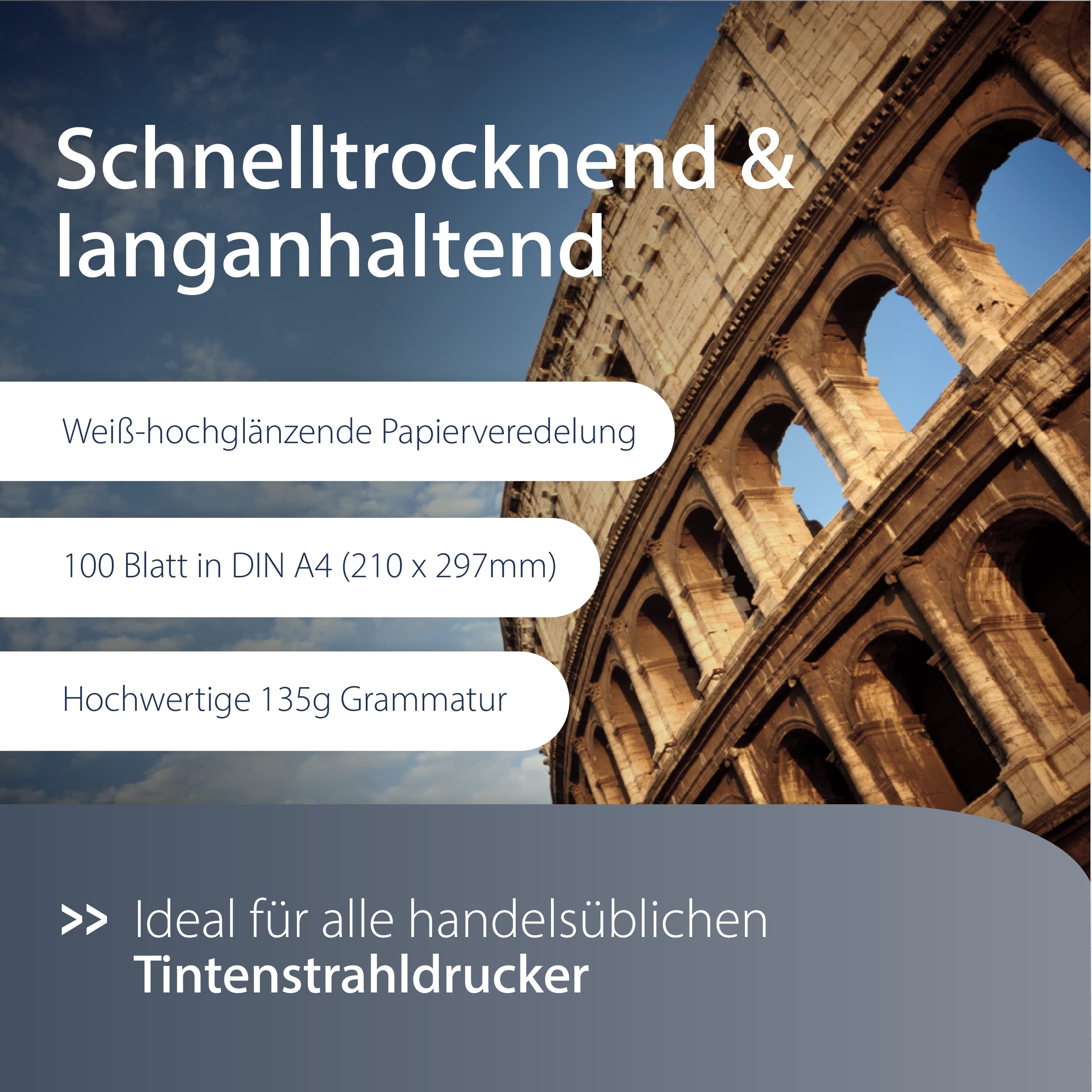 mediarange-fotopapier-hochglanz-135-g-m-a4-100-blatt-inkjet image 4