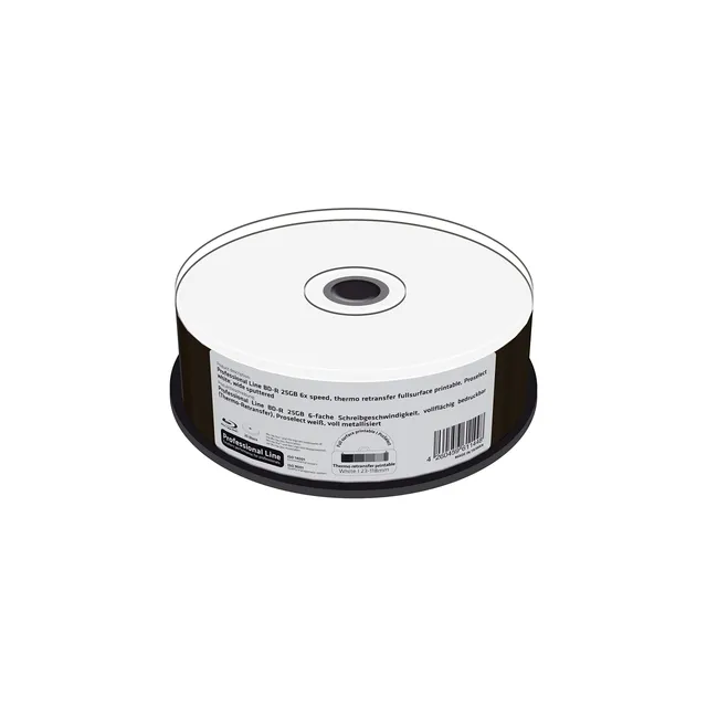 mediarange-bd-r-25gb-6x-thermo-wei-vollfl-chig-bedruckbar-25er-pack image 1