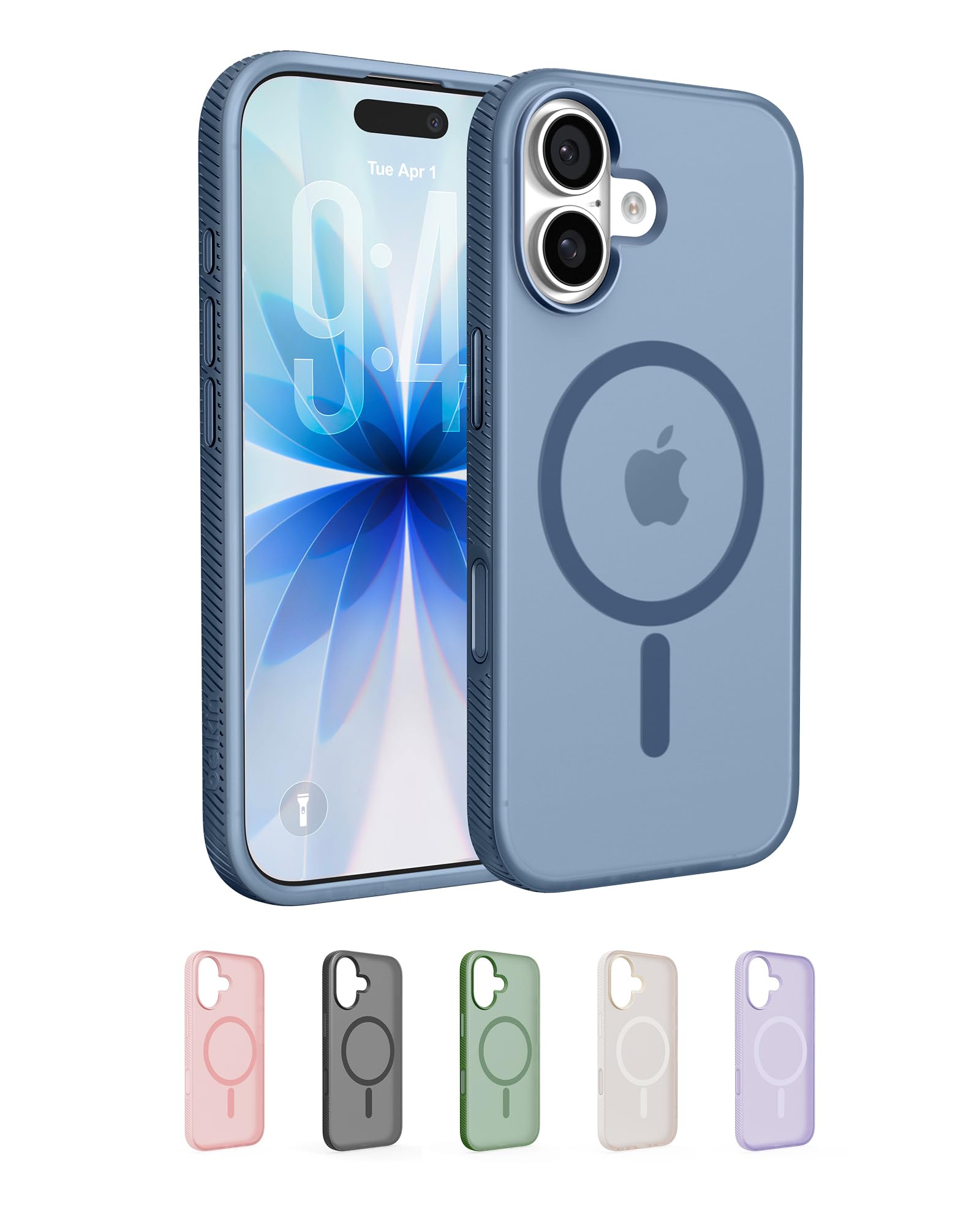 belkin-sheerforce-grip-iphone-17-h-lle-magsafe-transparent-blau image 1