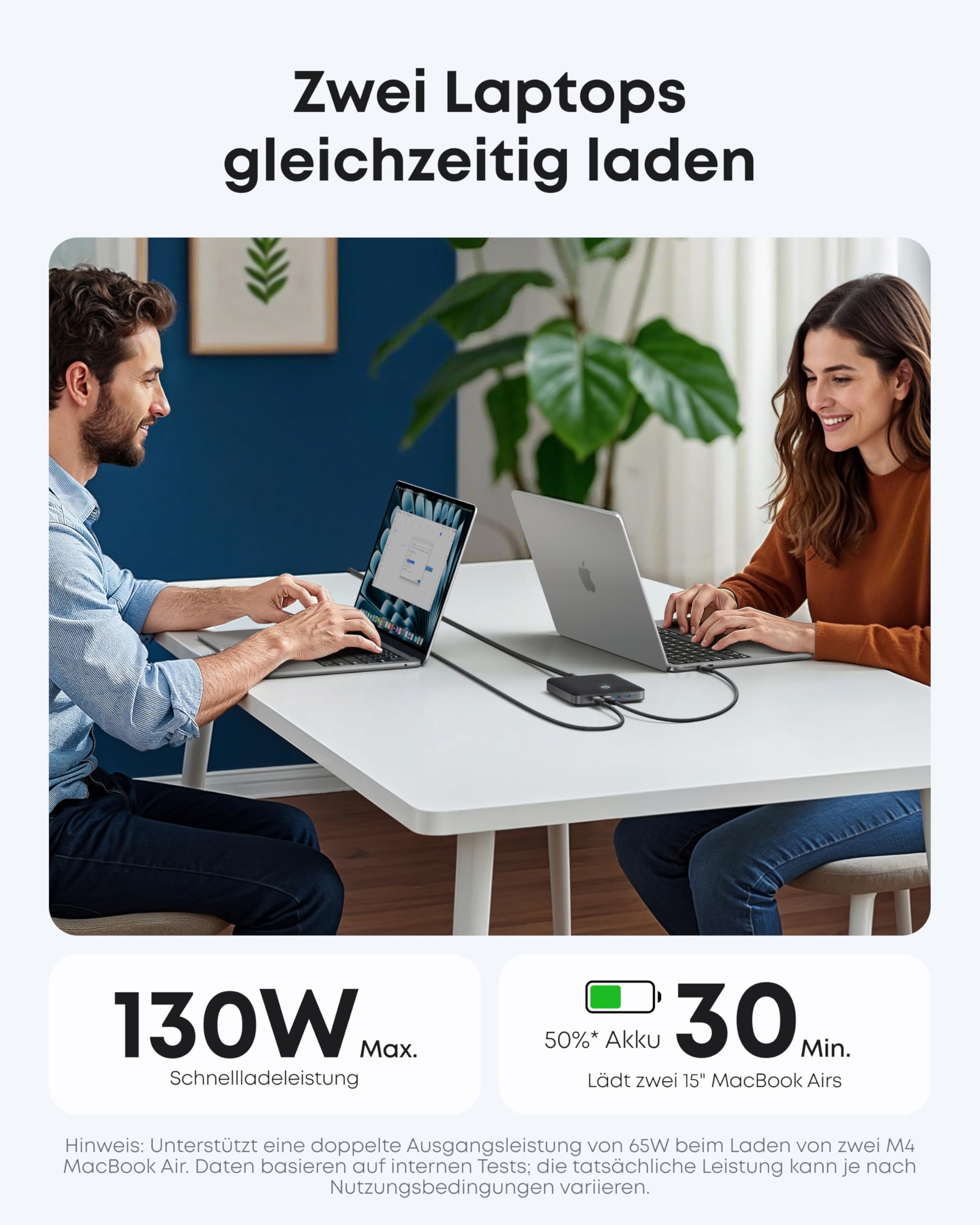 anker-nano-ladestation-130w-6-port-4x-usb-c-2x-usb-a-f-r-macbook-iphone image 4