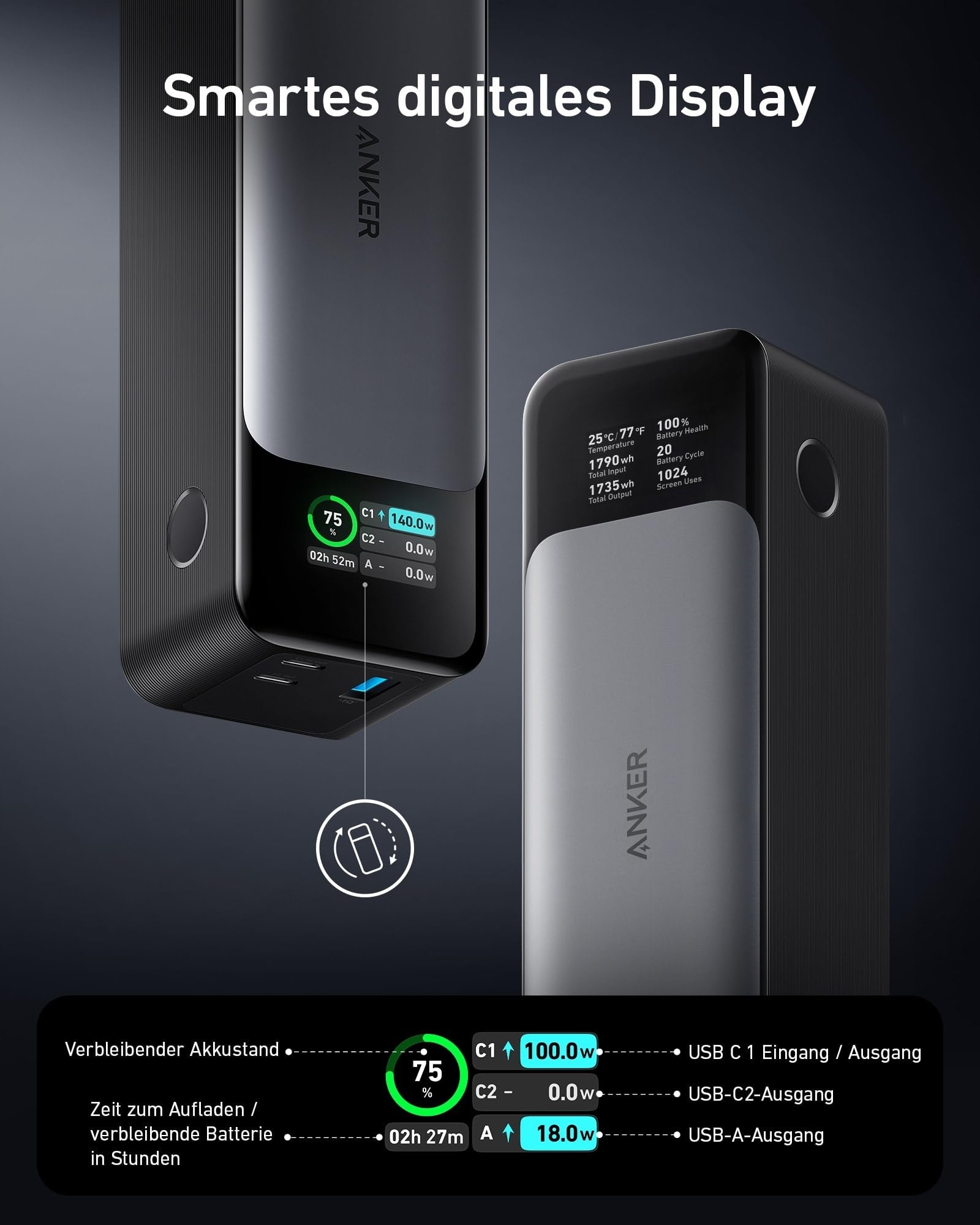 anker-737-power-bank-24000mah-140w-powercore-24k-mit-display image 3