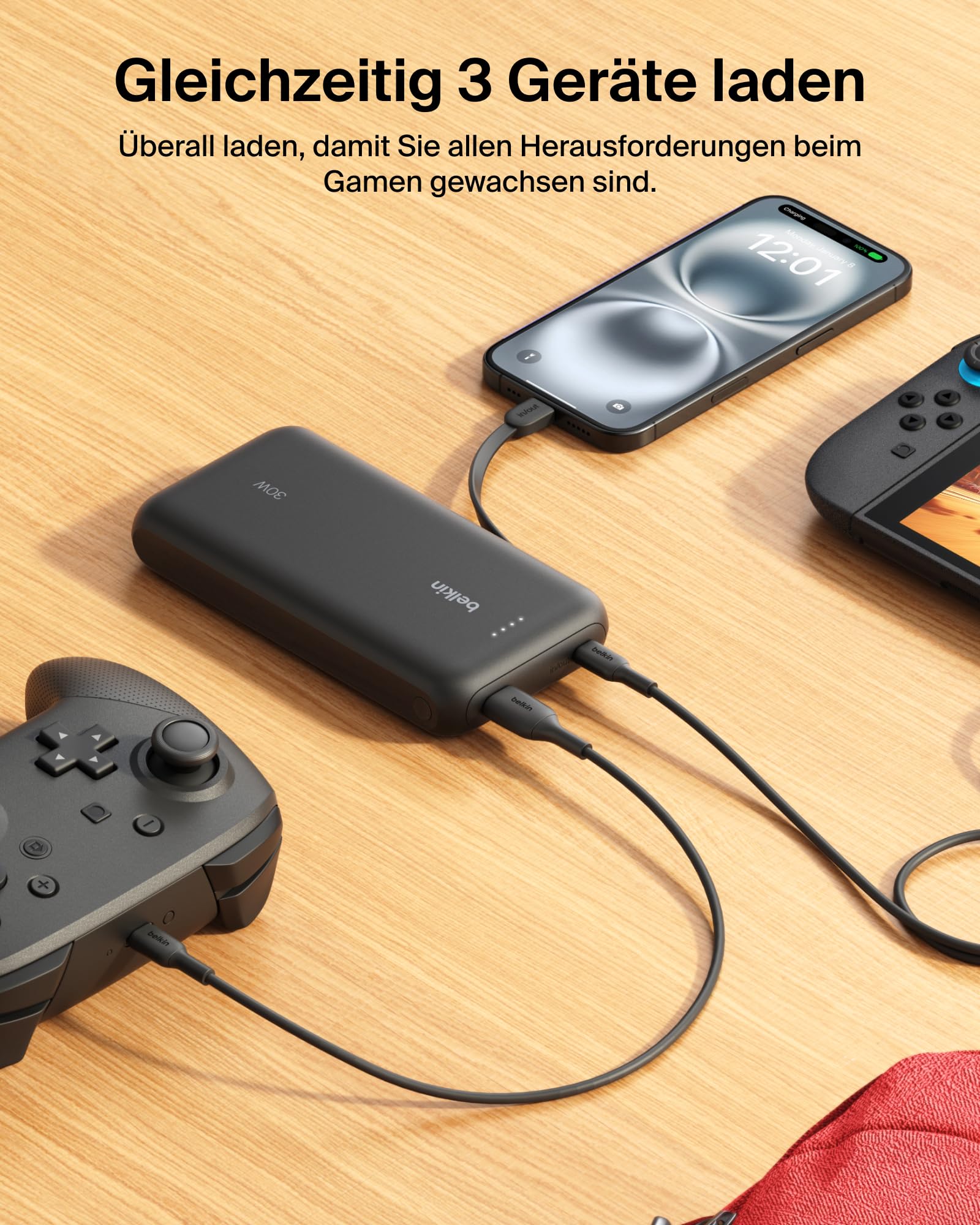 belkin-gaming-powerbank-20000mah-30w-mit-usb-c-kabel-schwarz image 4