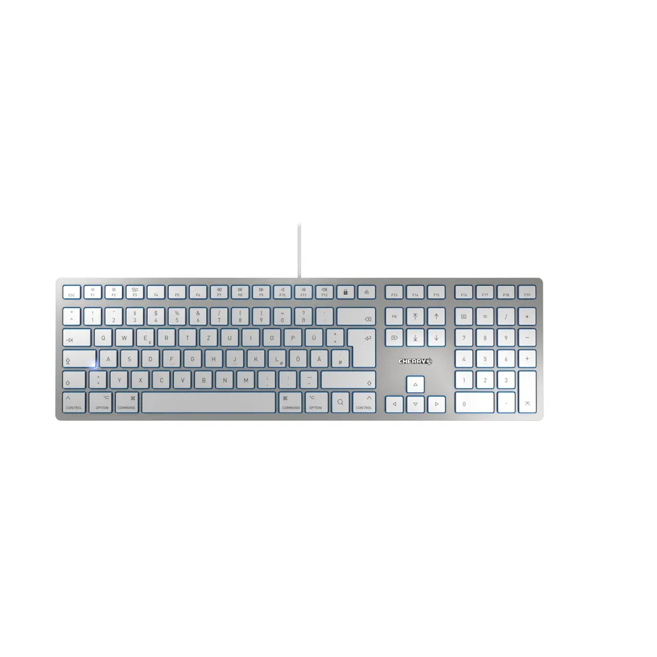 cherry-kc-6000-slim-for-mac-kabel-tastatur-usb-a-qwertz-wei image 1