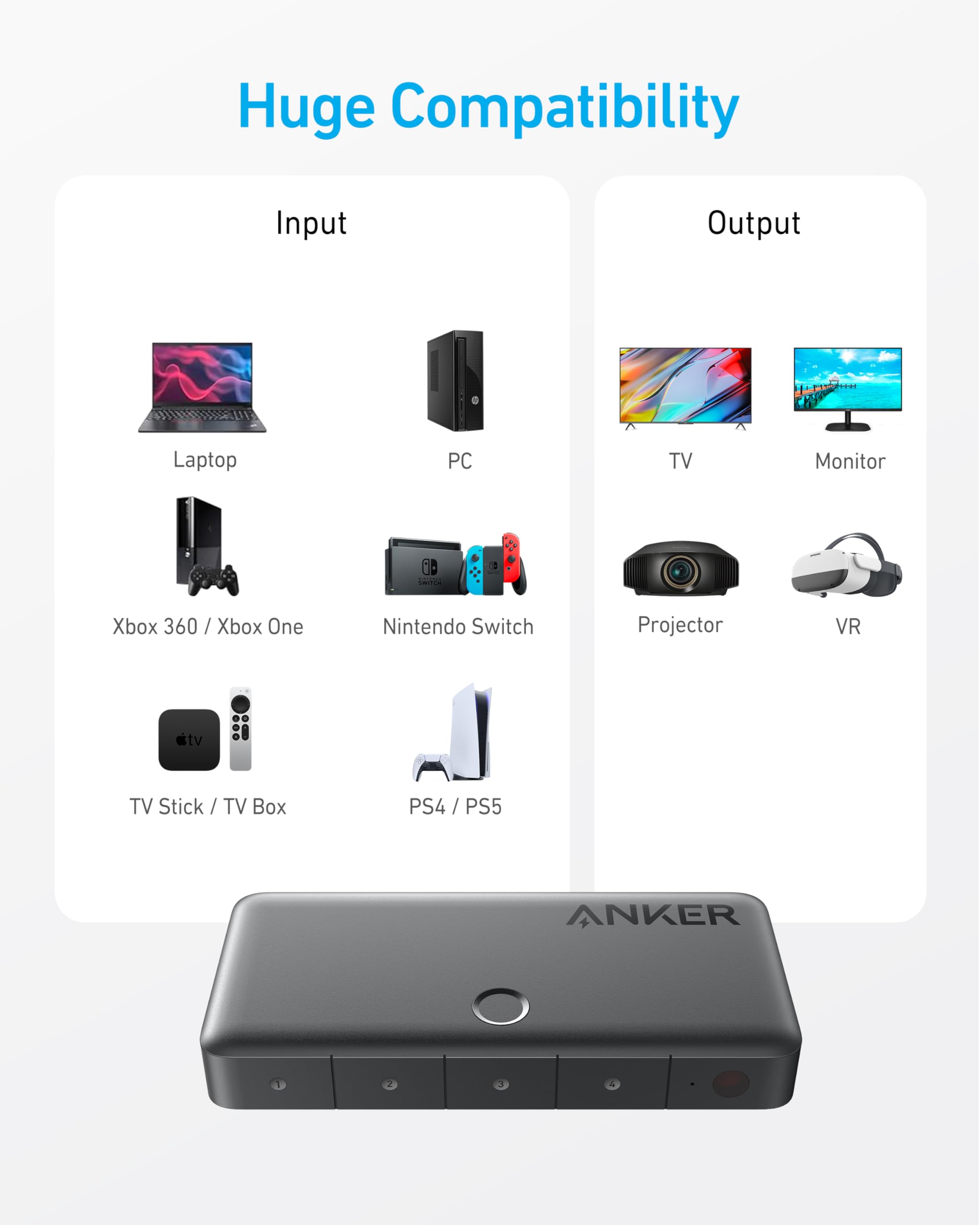 anker-hdmi-switch-4-in-1-out-4k-60hz-mit-fernbedienung image 6