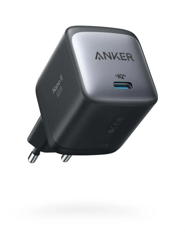 anker-nano-ii-65w-usb-c-ladeger-t-gan-ii-schwarz image 1