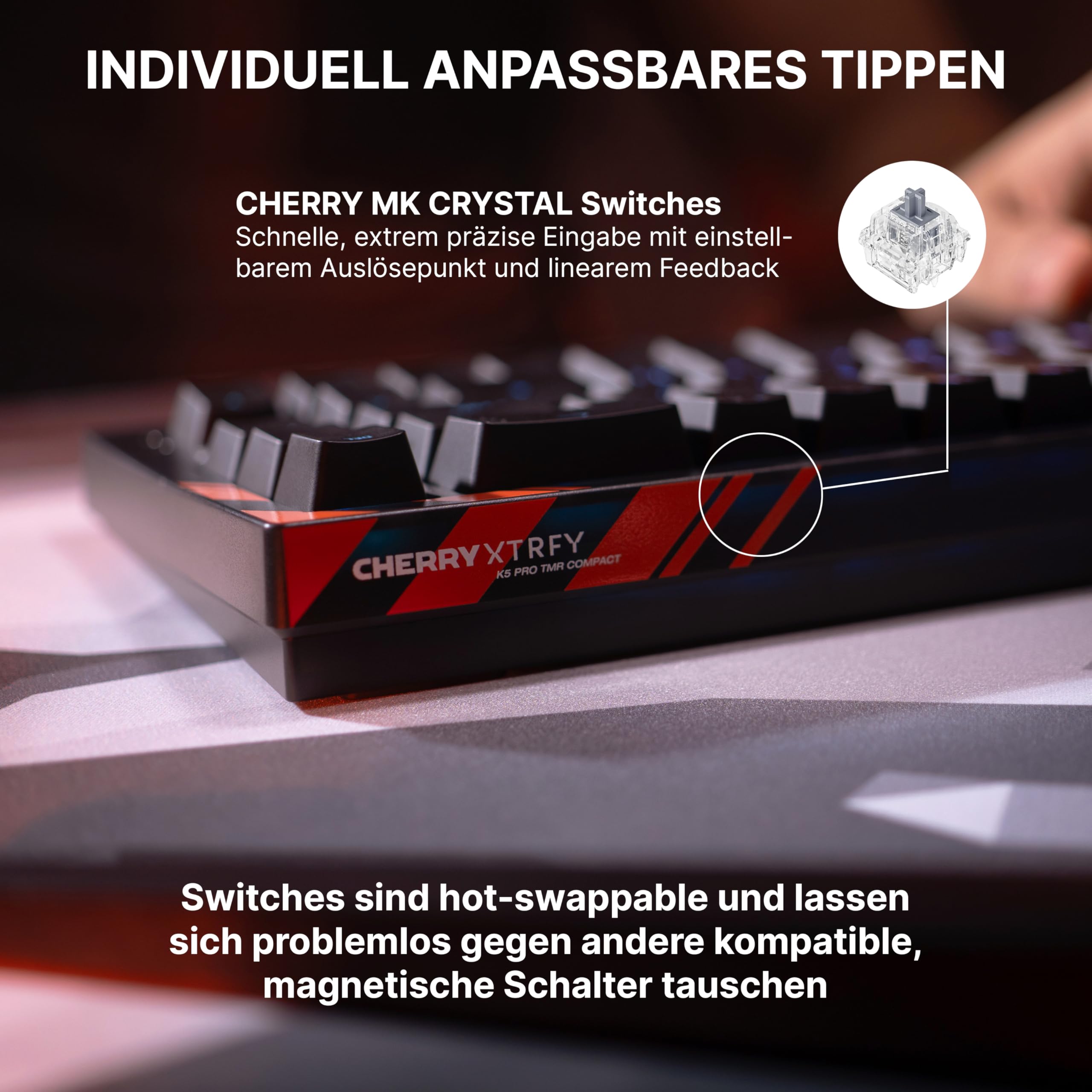 cherry-k5-pro-tmr-compact-gaming-tastatur-qwertz-schwarz image 4