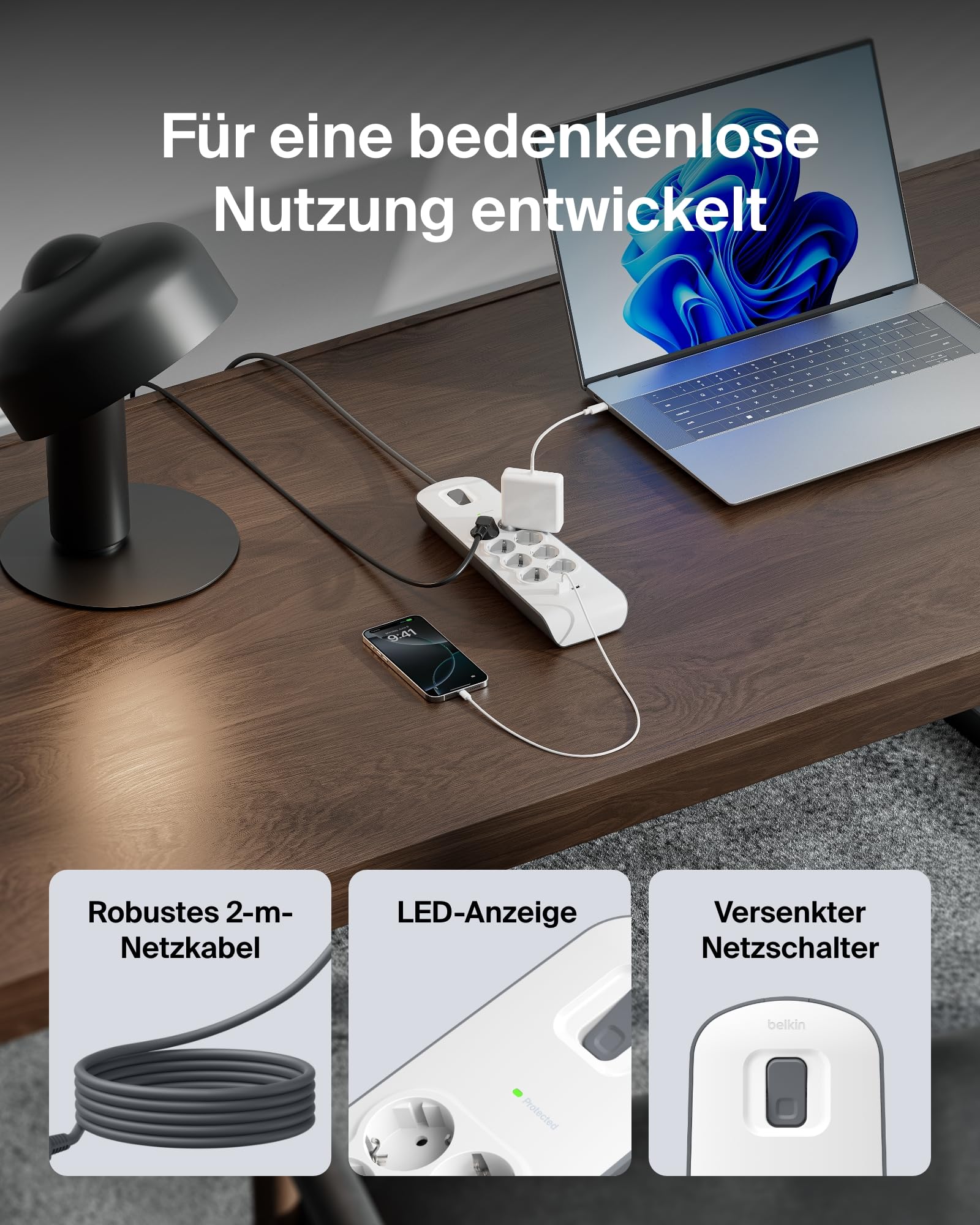 belkin-8-fach-steckdosenleiste-mit-berspannungsschutz-und-2x-usb-a-2-4a-2-m image 6