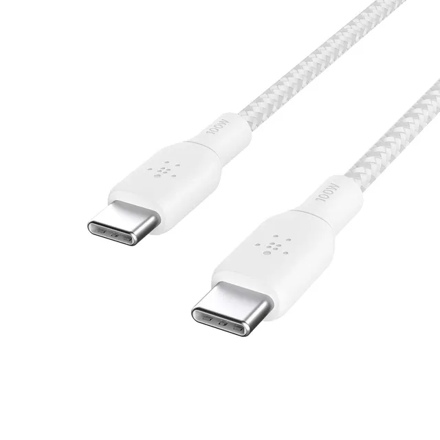 belkin-100w-usb-c-auf-usb-c-kabel-3m-wei-nylon image 1