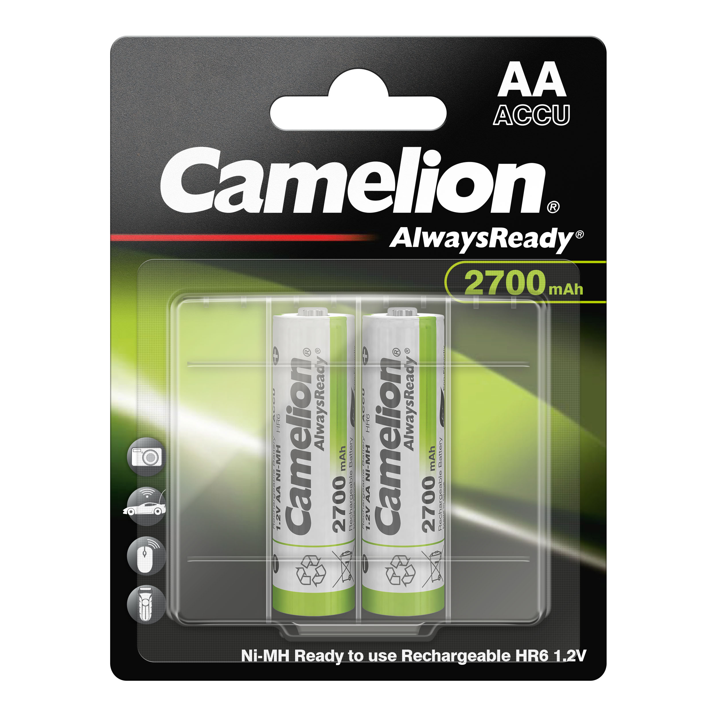 camelion-alwaysready-hr6-aa-ni-mh-2700-mah-2er-pack-bp2 image 1