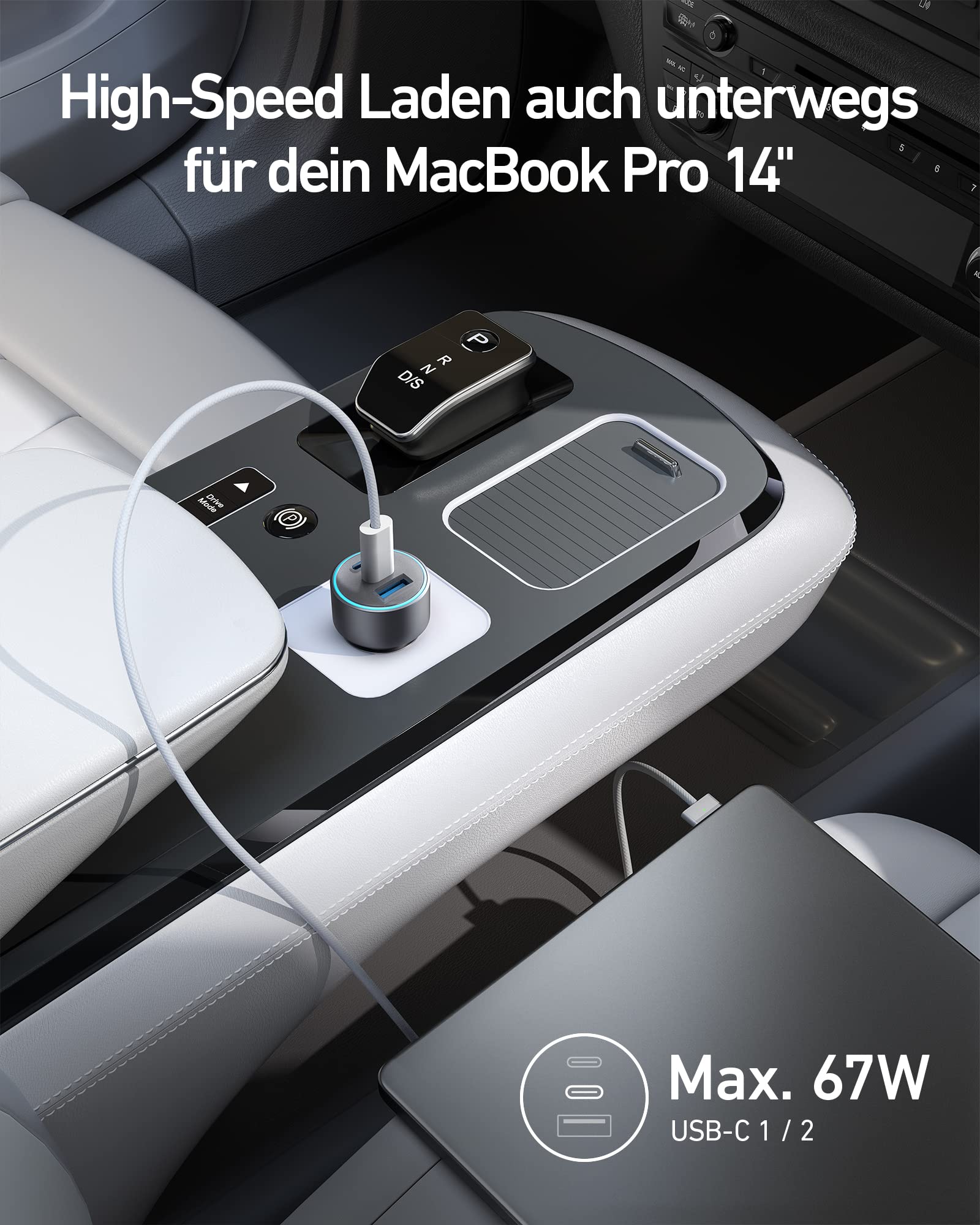 anker-535-car-charger-67w-3-port-usb-c-kfz-ladeger-t image 3
