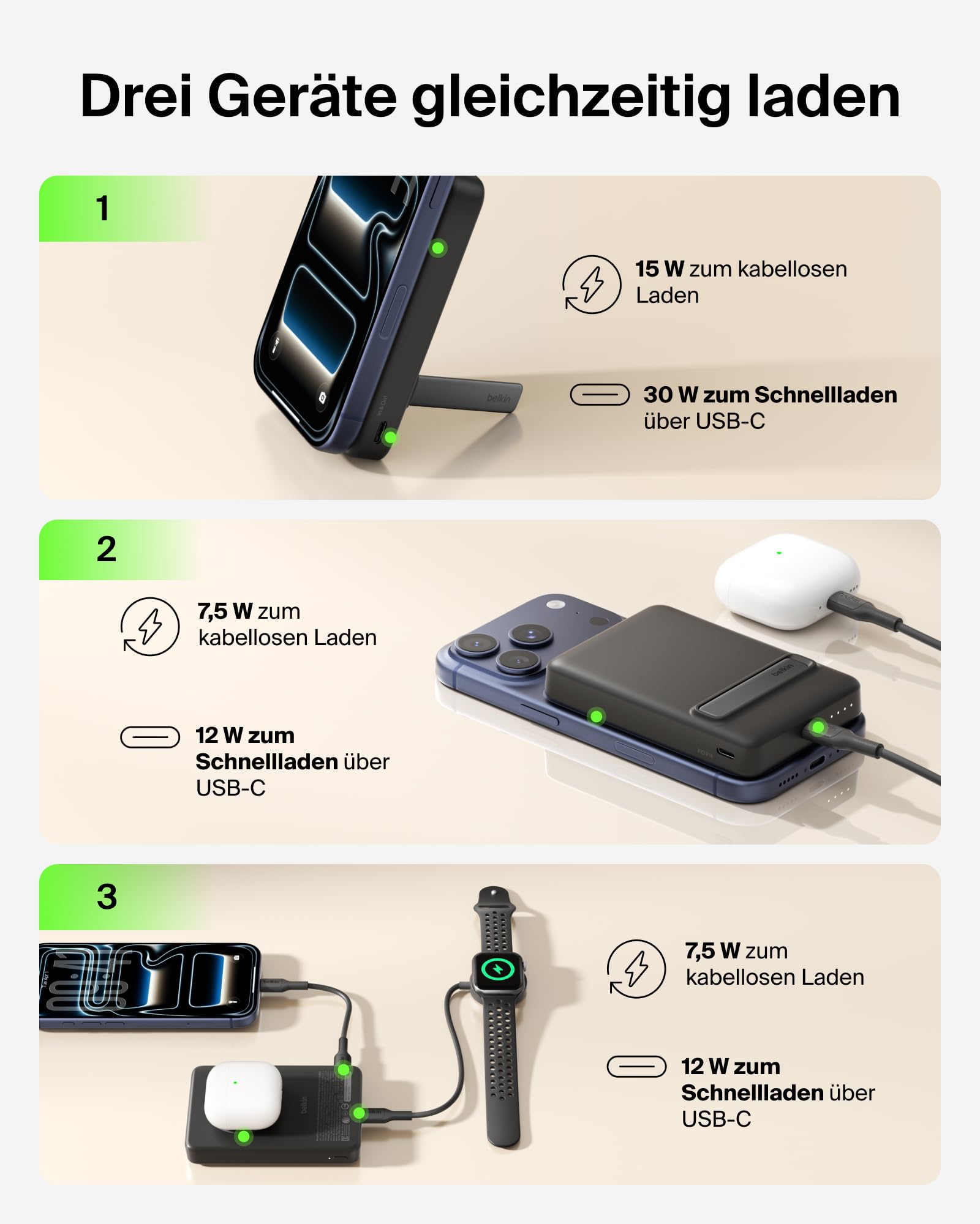 belkin-boostcharge-powerbank-10000mah-magnetisch-qi2-15w-mit-st-nder-schwarz image 4