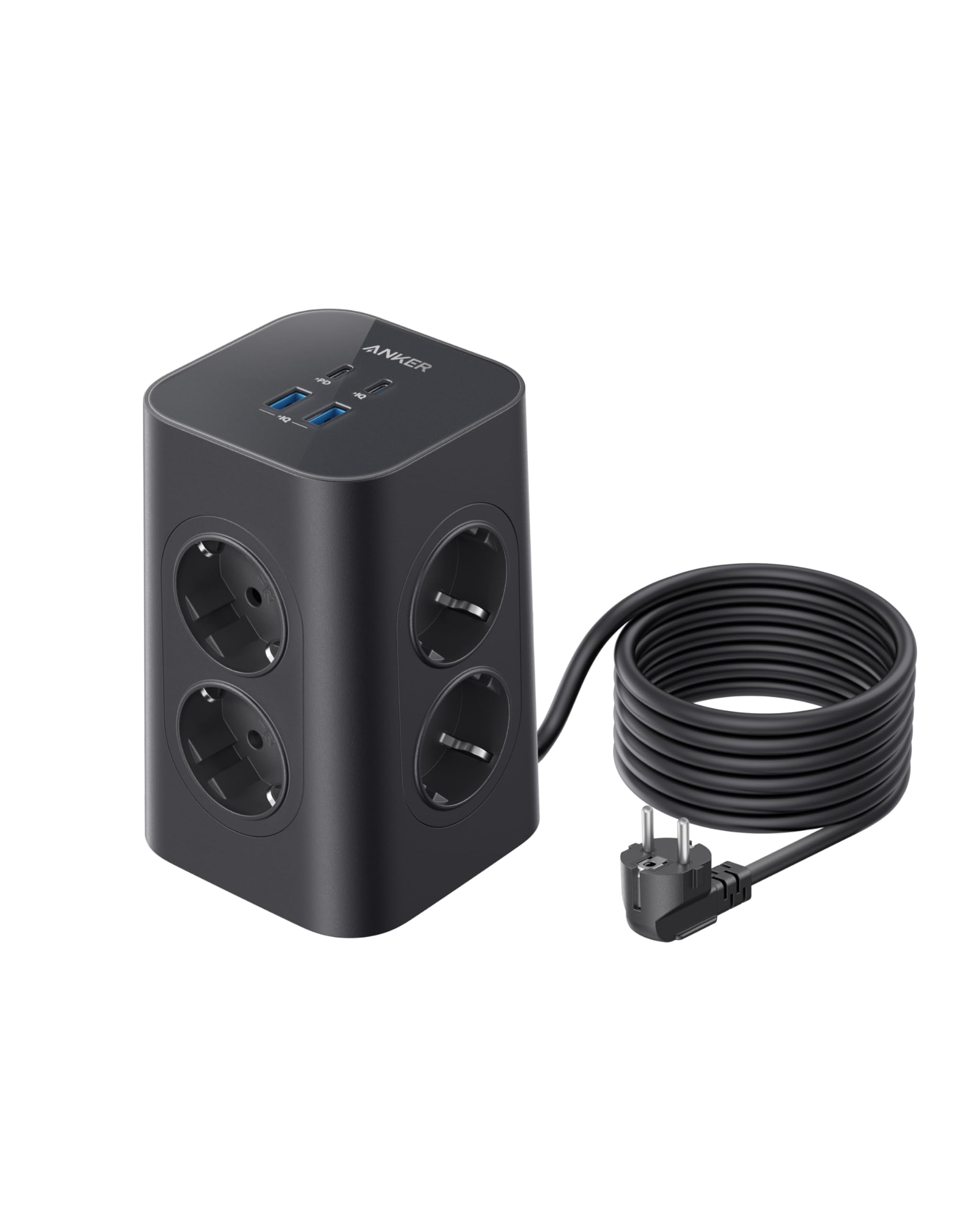 anker-mehrfachsteckdose-8-fach-mit-4-usb-20w-usb-c-2m image 1