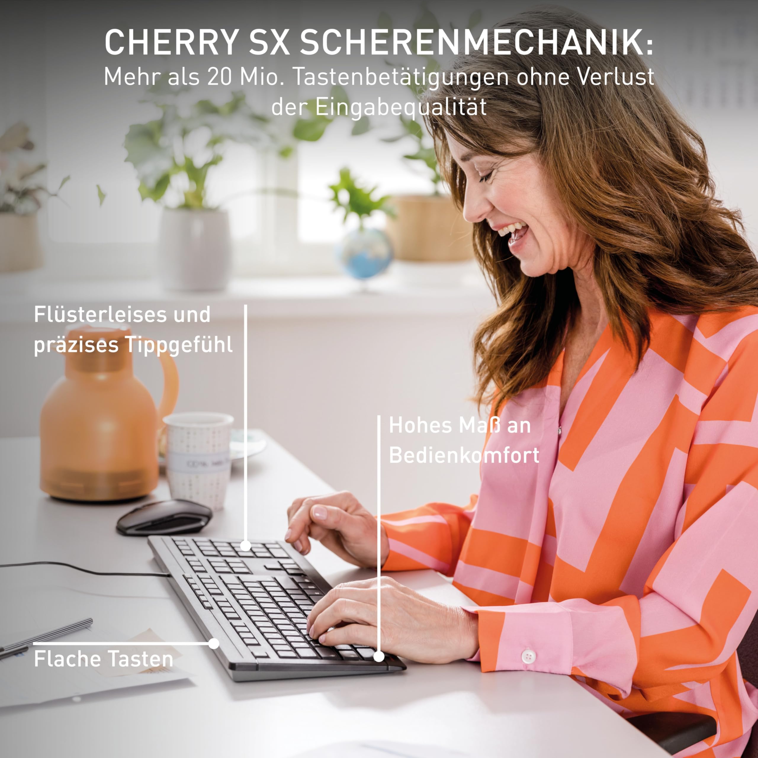cherry-stream-keyboard-kabelgebundene-tastatur-ungarisches-qwertz-layout-wei-gra image 2