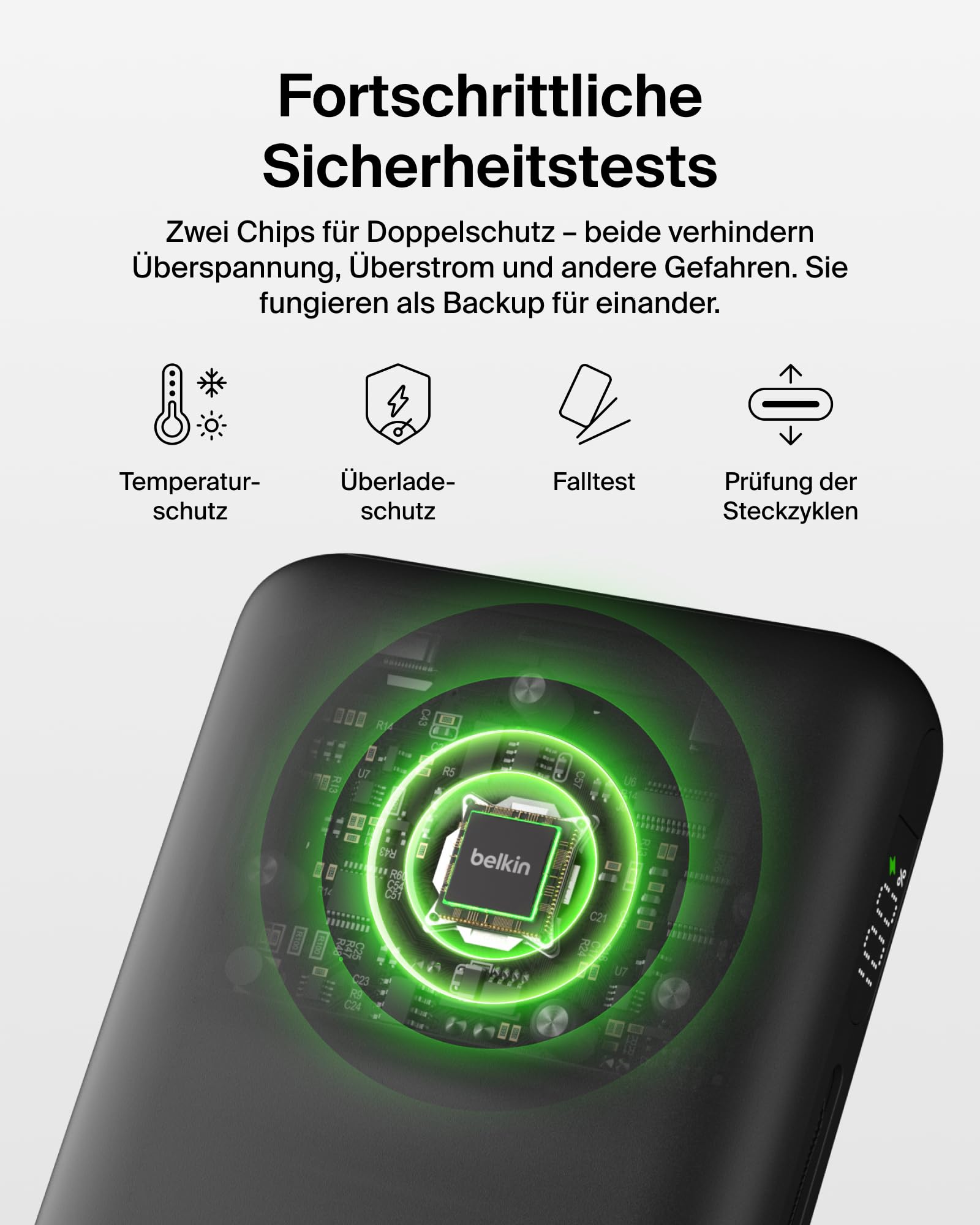belkin-ultracharge-pro-power-bank-25000mah-158w-usb-c-laptop-schwarz image 7