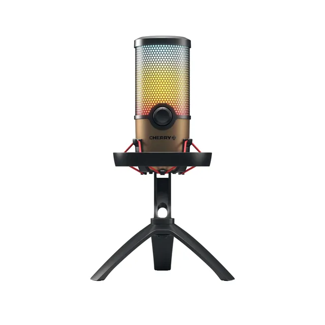 cherry-um-9-0-pro-rgb-usb-mikrofon-usb-c-schwarz-kupfer image 1