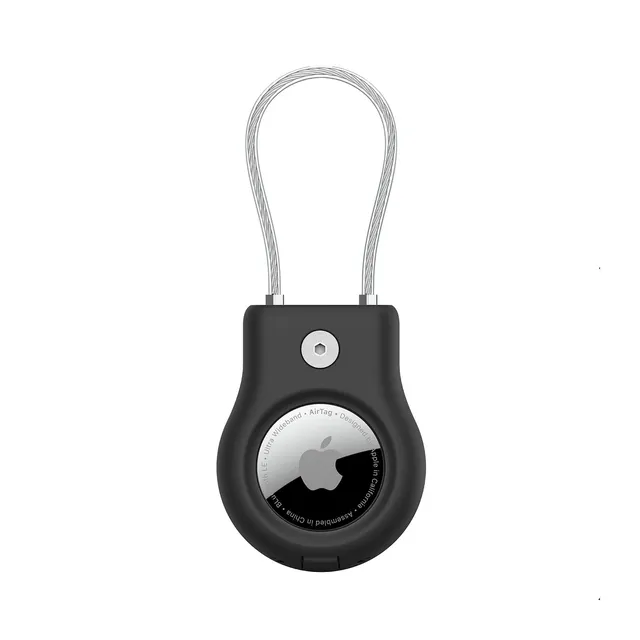 belkin-airtag-secure-holder-mit-drahtseil-schwarz image 1