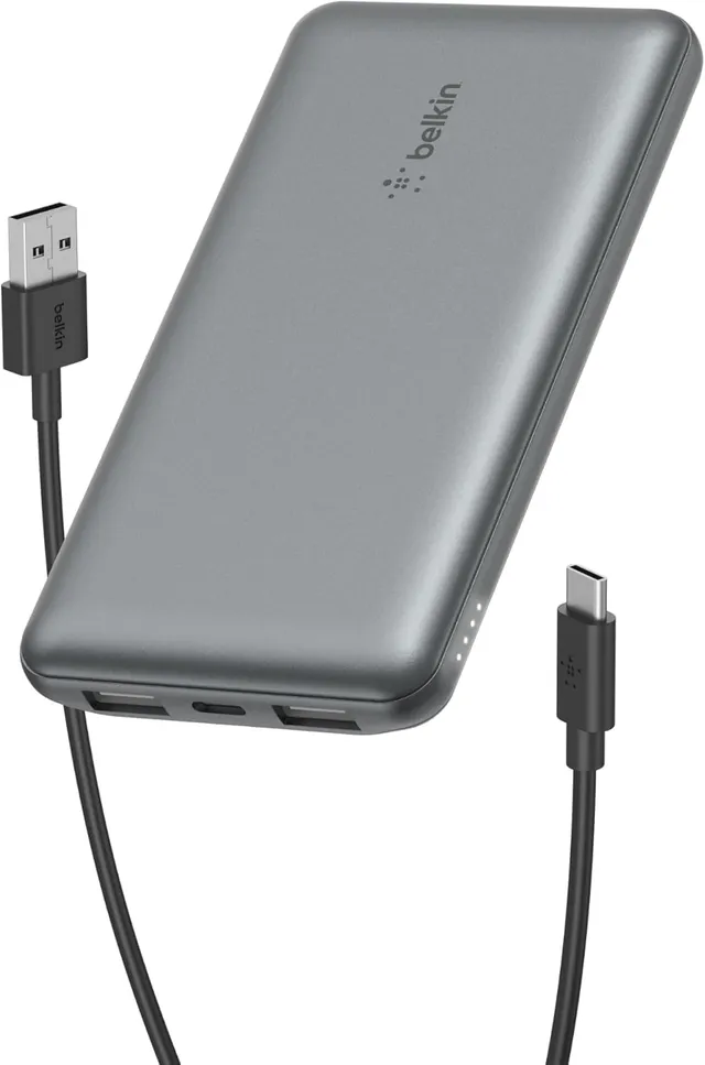 belkin-boostcharge-powerbank-10000mah-15w-usb-c-usb-a-grau image 1