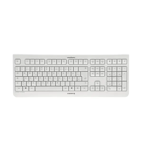 cherry-kw-3000-kabellose-office-tastatur-qwertz-wei-grau image 1