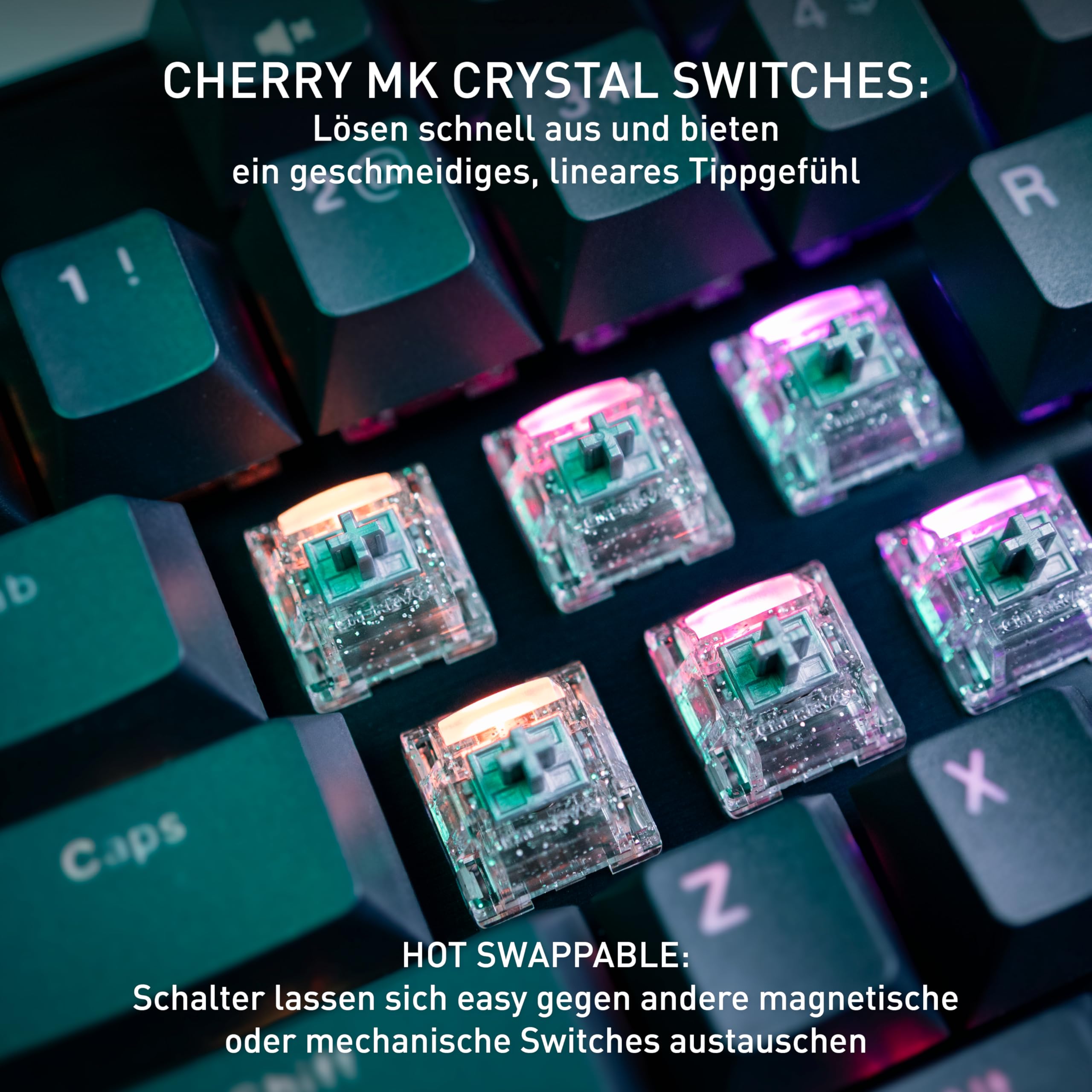 cherry-xtrfy-mx-8-2-pro-tmr-wireless-gaming-tastatur-de-qwertz-schwarz-tkl image 3