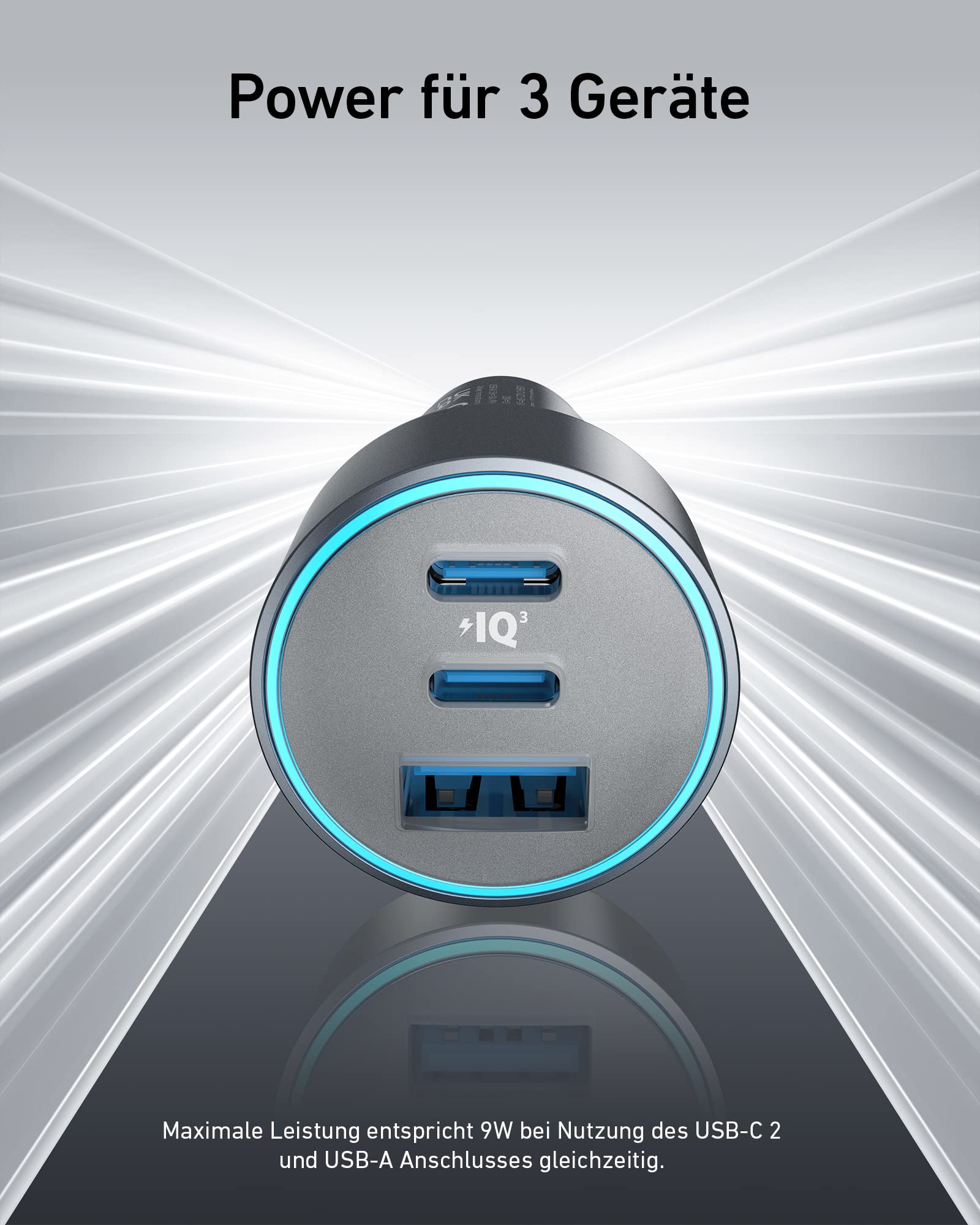 anker-535-car-charger-67w-3-port-usb-c-kfz-ladeger-t image 2