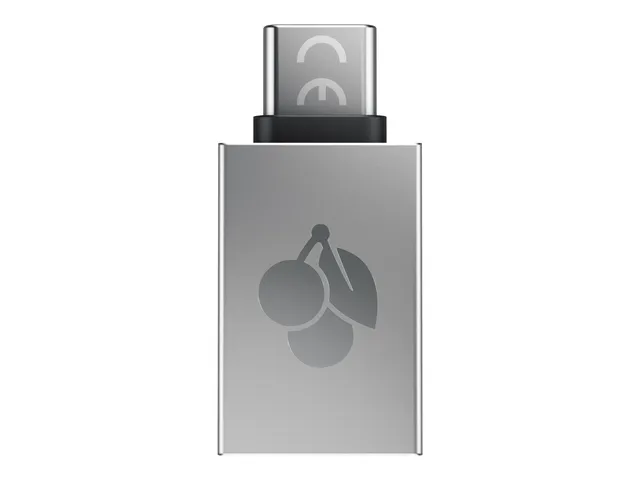 cherry-usb-a-auf-usb-c-adapter-silber-aluminium-5-gbit-s image 1