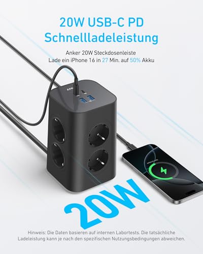anker-mehrfachsteckdose-8-fach-mit-4-usb-20w-usb-c-2m image 8
