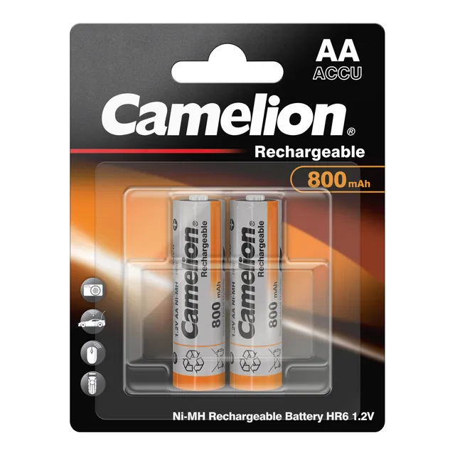 camelion-classic-hr6-aa-ni-mh-800mah-bp2-1-2v image 1